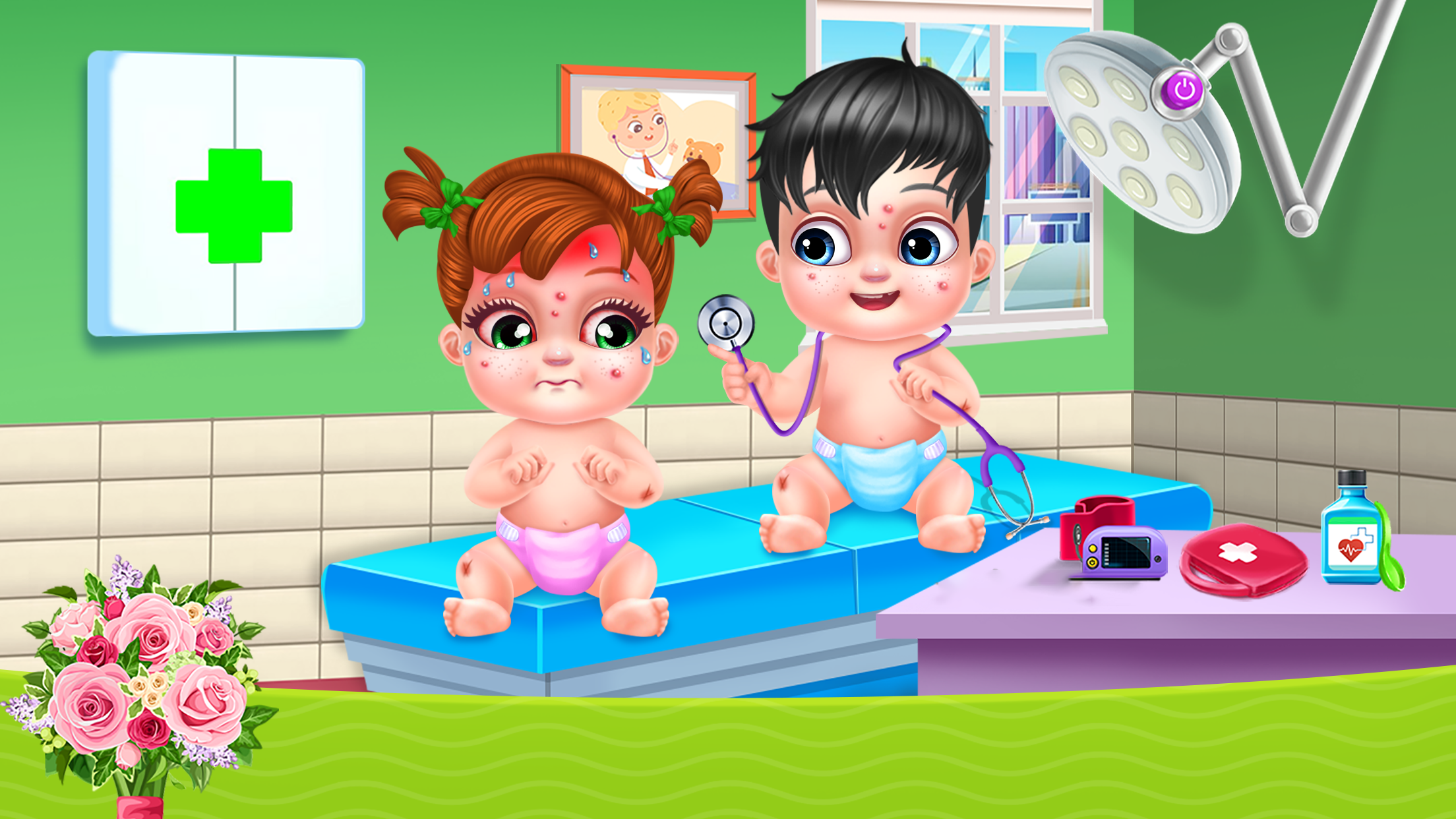 اسکرین شات 1 بازی Newborn Baby Doctor Care Game