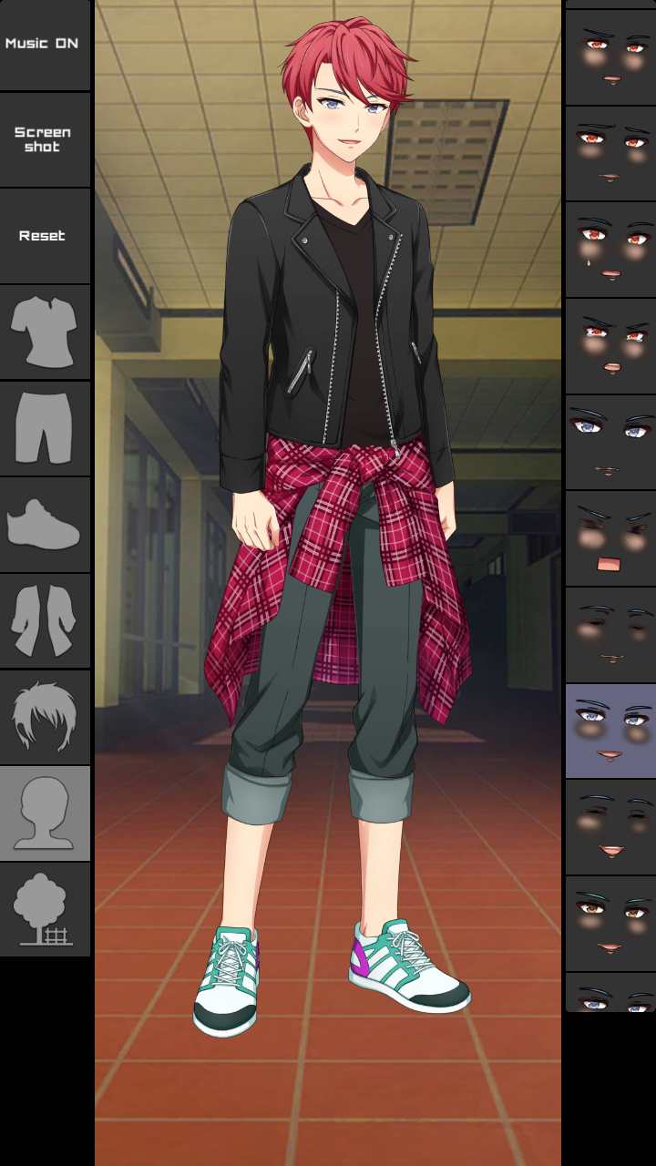 اسکرین شات 2 بازی Anime Boy Dress Up Games