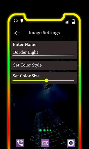 اسکرین شات 8 برنامه Border Light Mobile Theme 2020