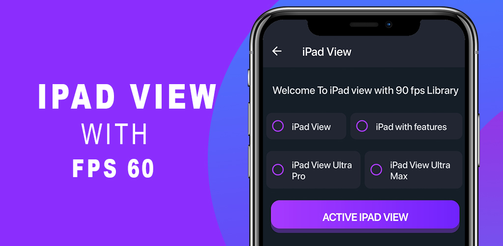 اسکرین شات 4 برنامه GFX TOOL  90 FPS IPAD View