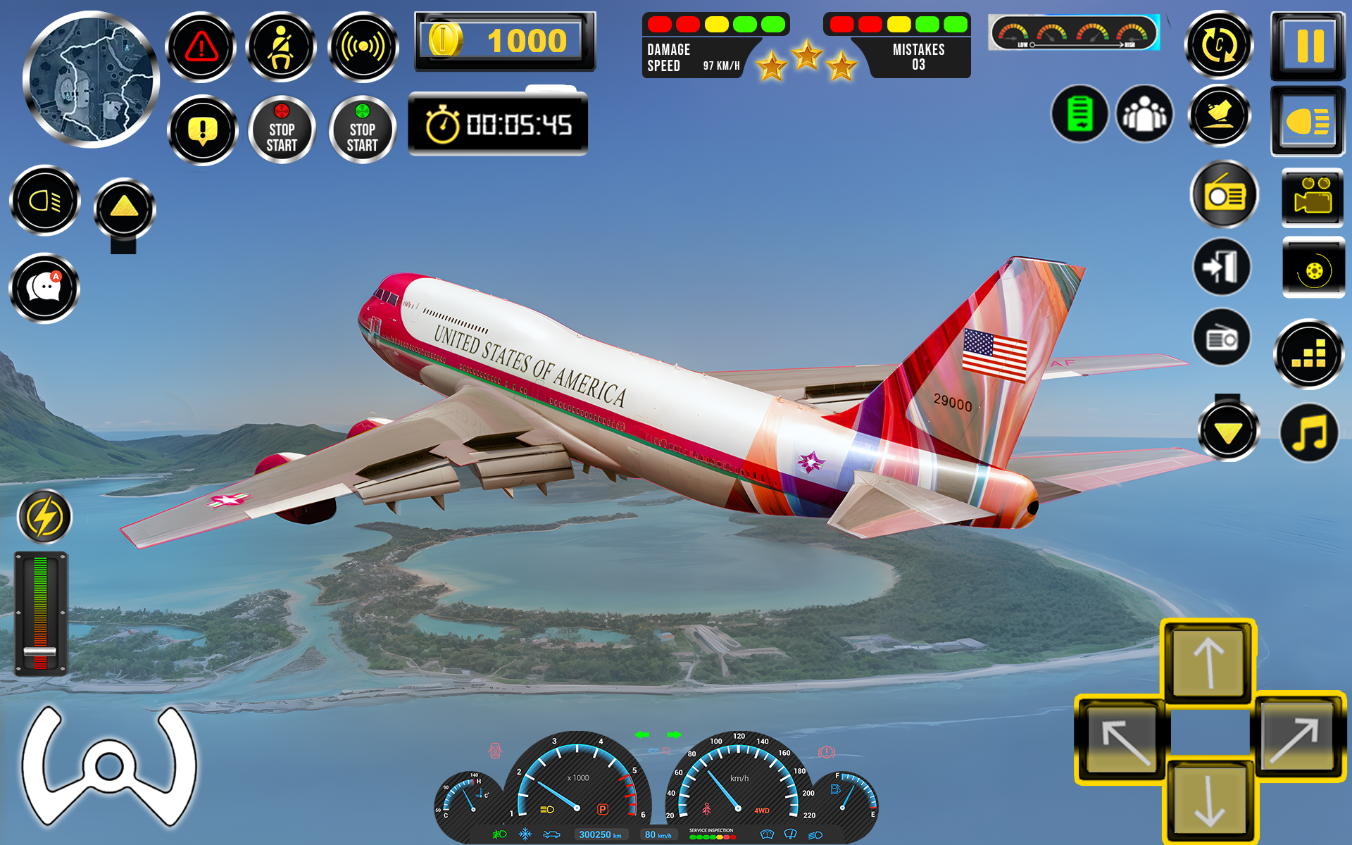 اسکرین شات 7 بازی Airplane Simulator Game 2024