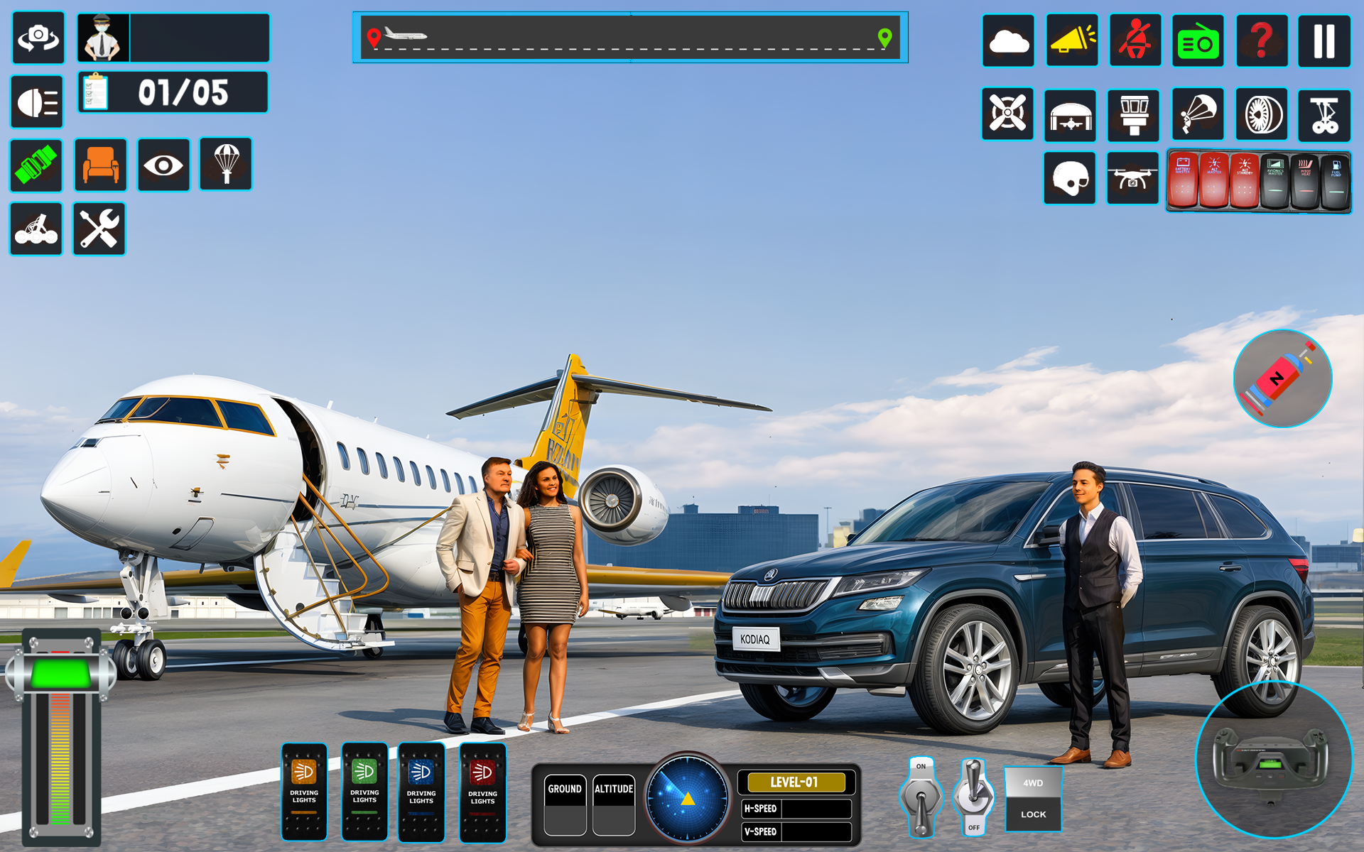 اسکرین شات 5 بازی Airplane Simulator Game 2024
