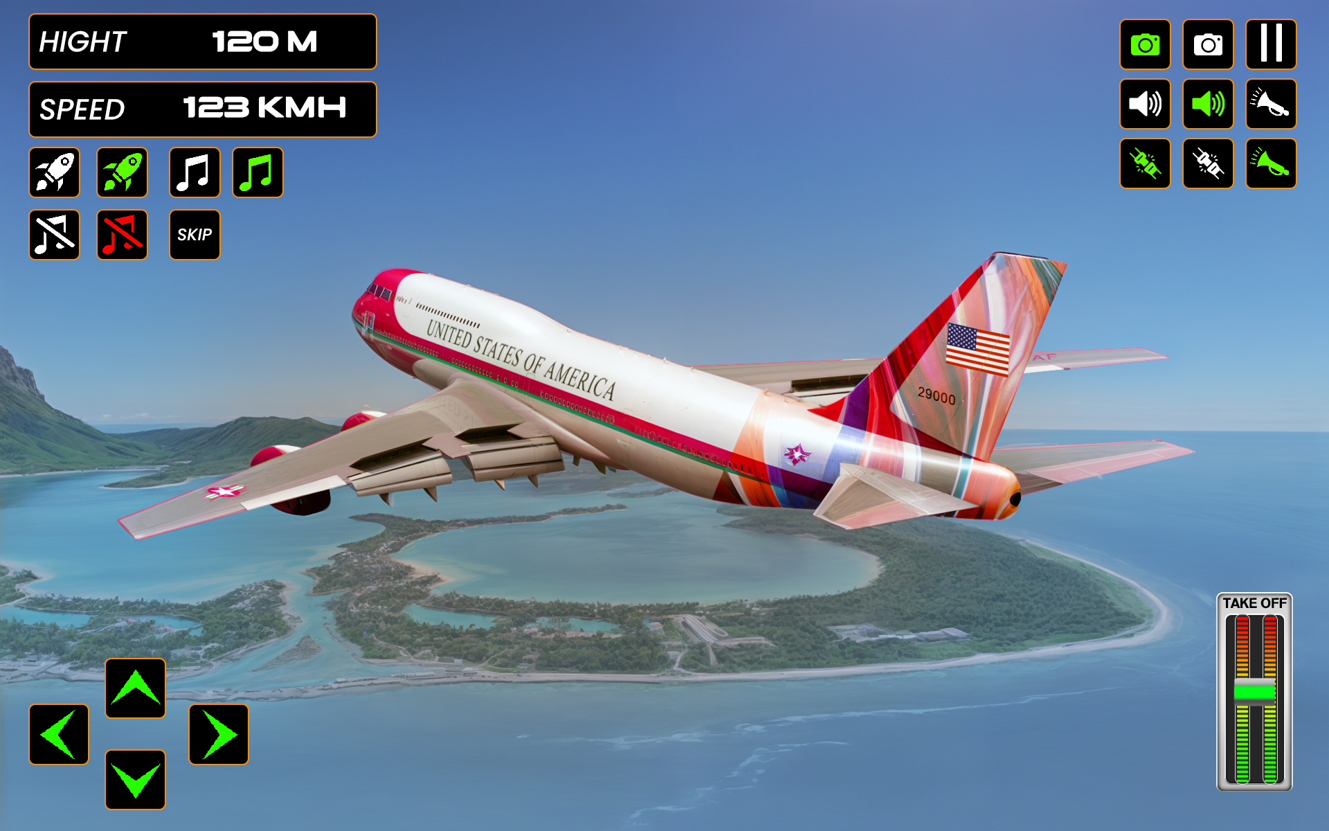 اسکرین شات 7 بازی Airplane Simulator Game 2024