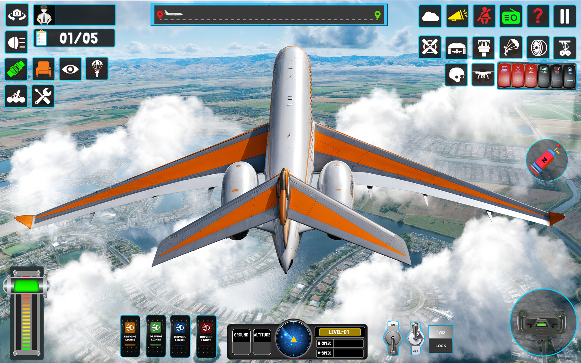 اسکرین شات 3 بازی Airplane Simulator Game 2024