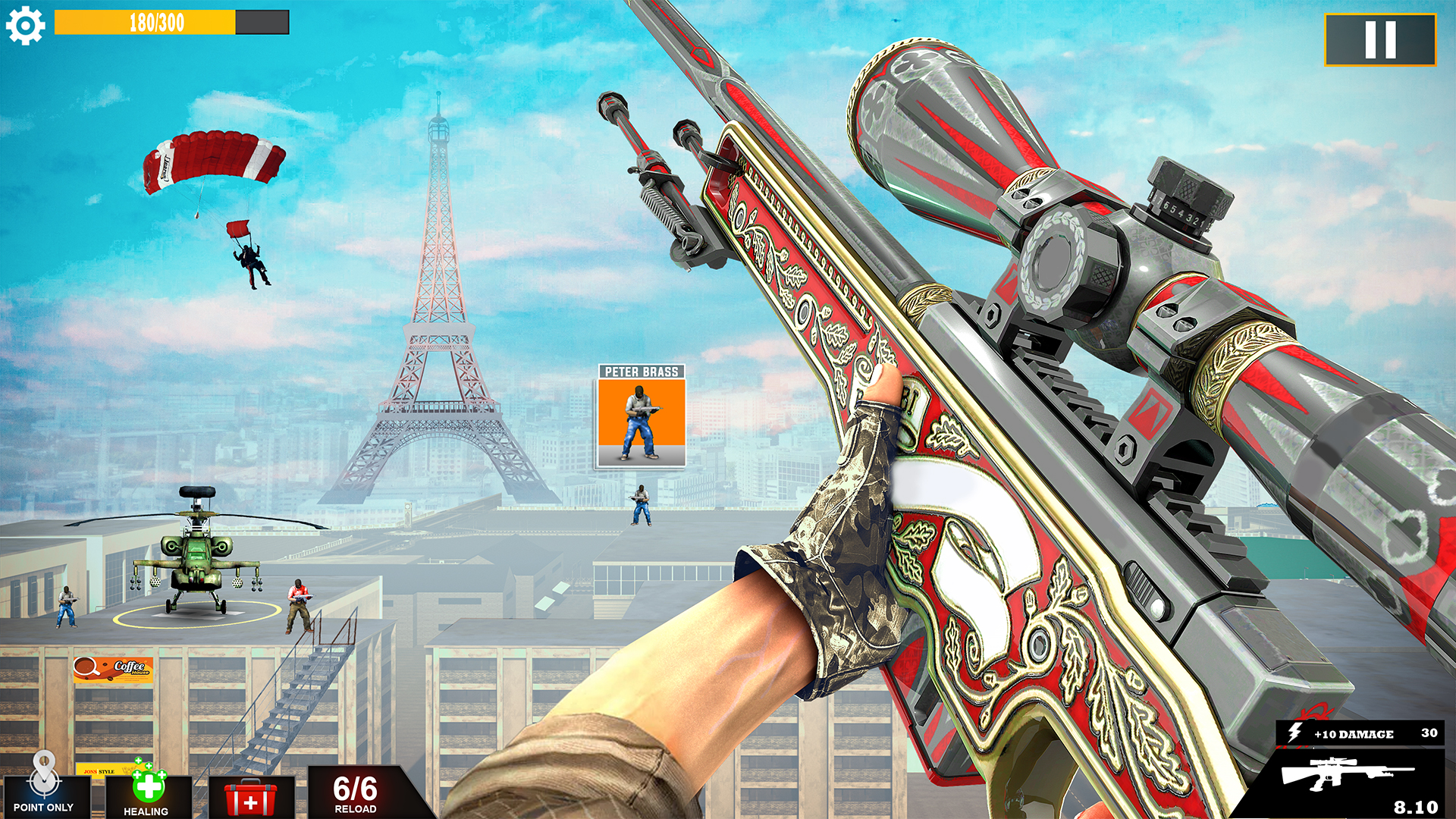 اسکرین شات 1 بازی Offline Sniper Shooting Games