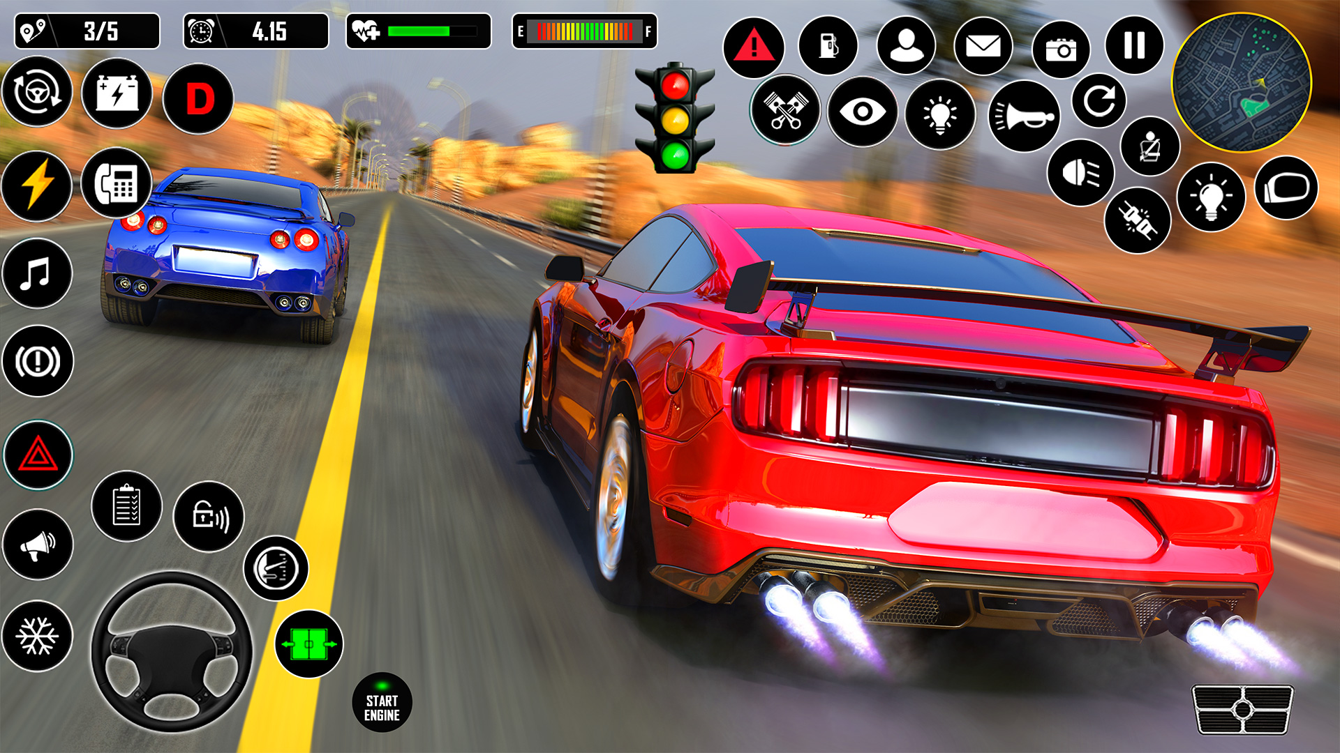 اسکرین شات 5 بازی 3D Car Racing Game - Car Games