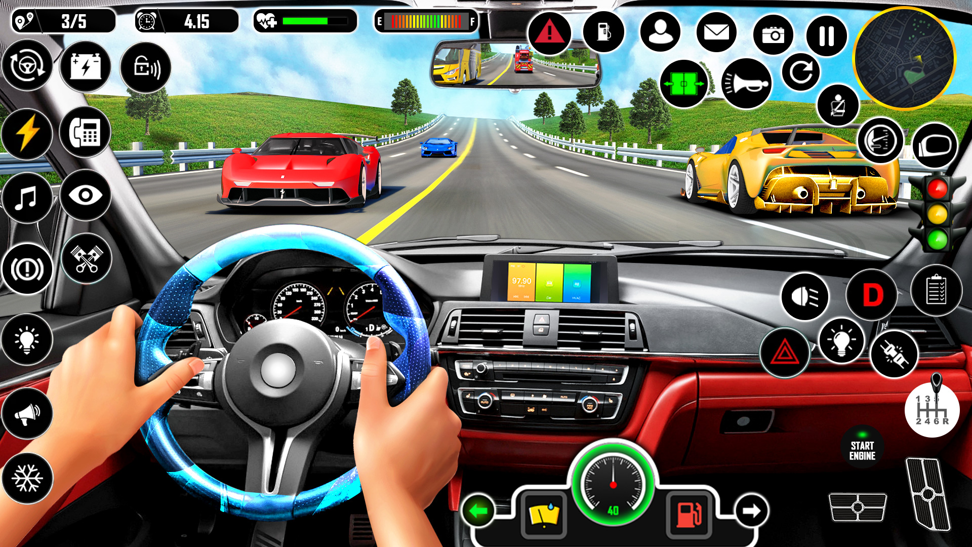 اسکرین شات 1 بازی 3D Car Racing Game - Car Games