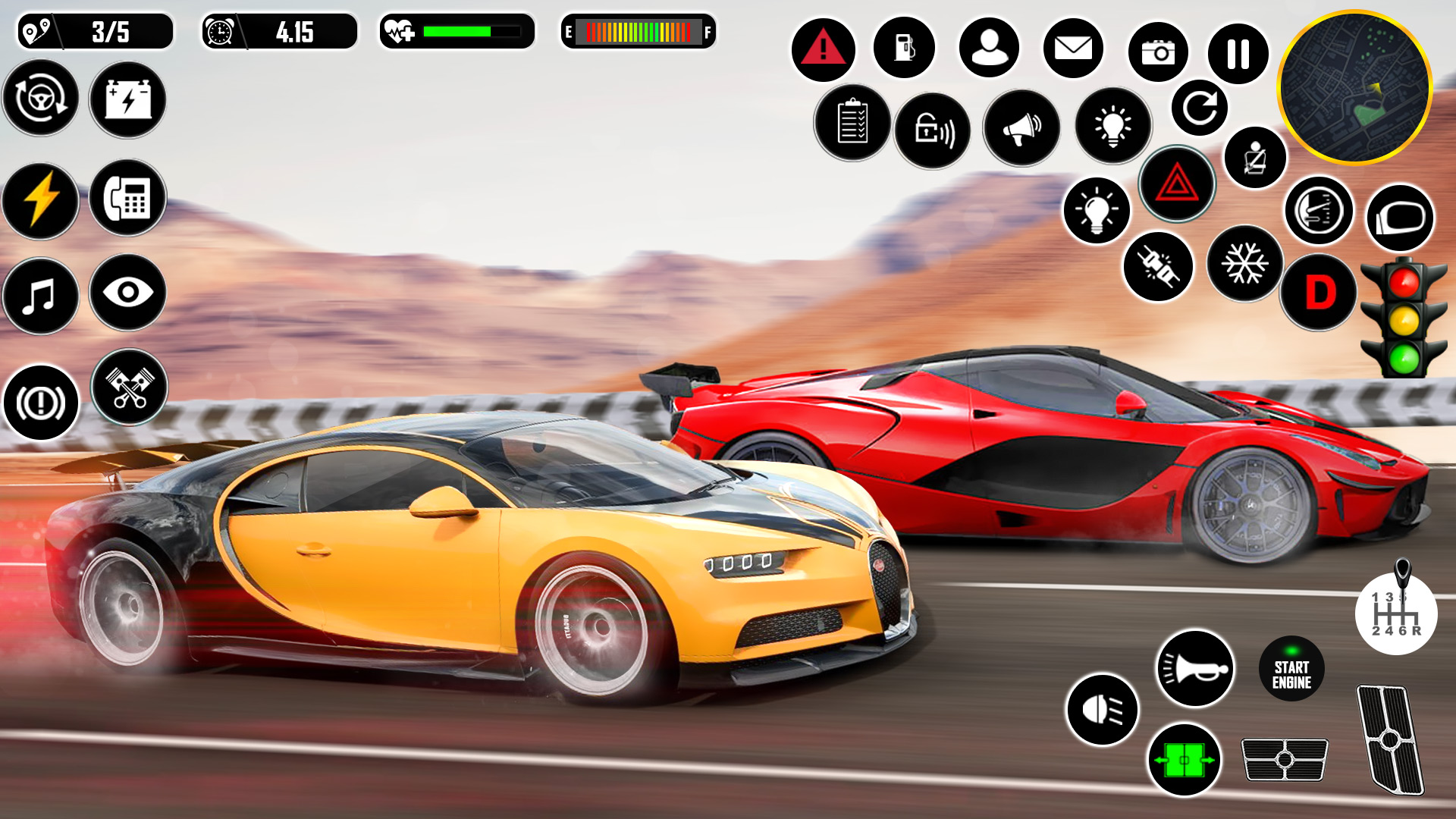اسکرین شات 3 بازی 3D Car Racing Game - Car Games