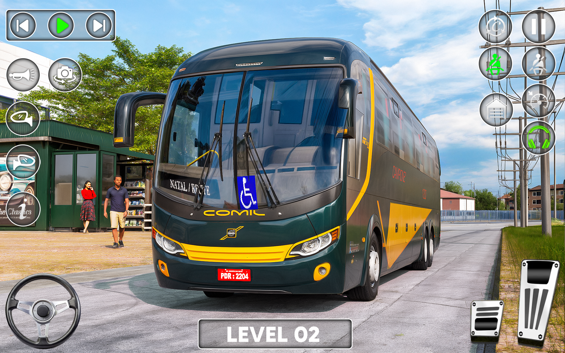 اسکرین شات 8 بازی Classic Bus Simulator Games 3D