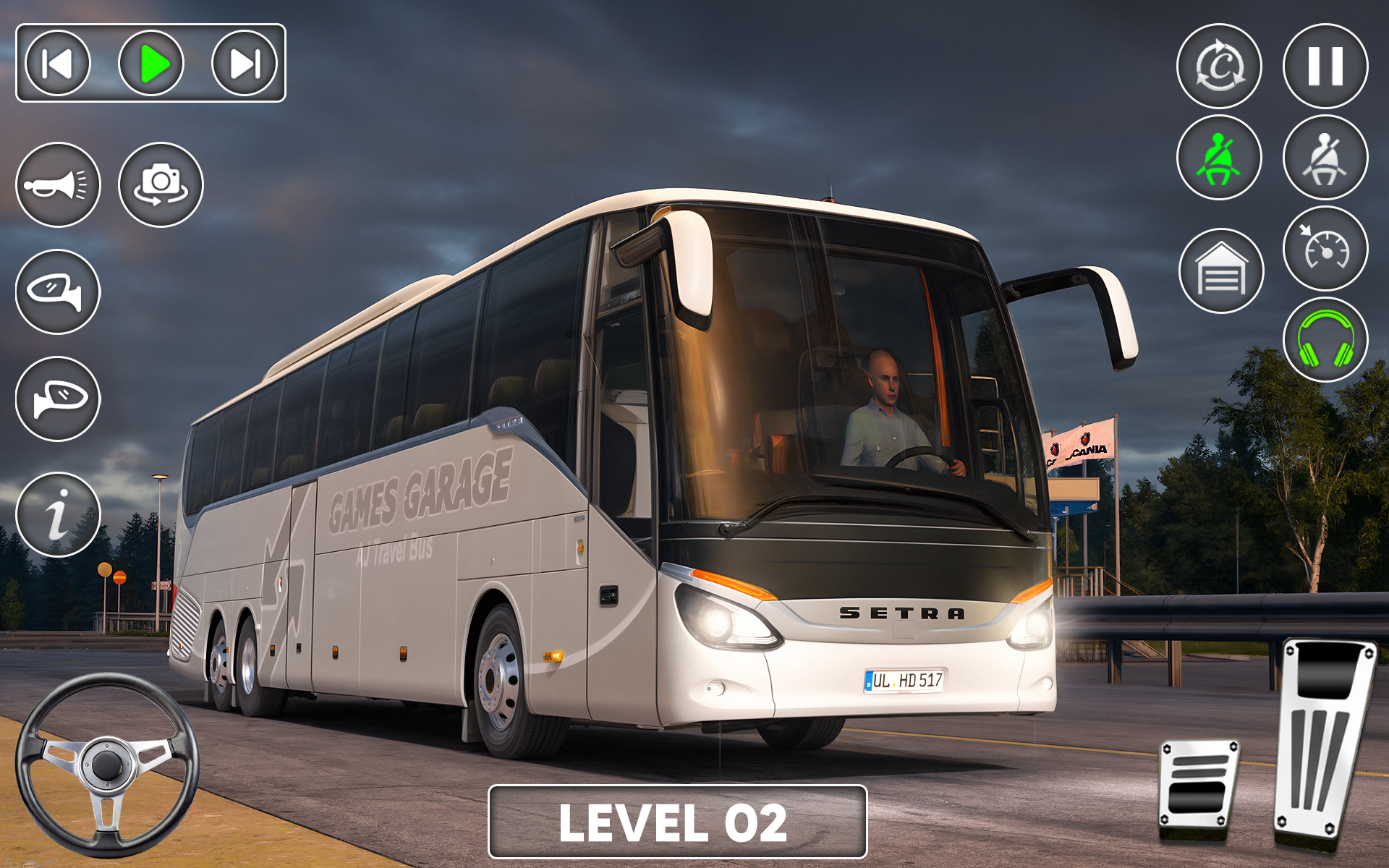 اسکرین شات 3 بازی Classic Bus Simulator Games 3D