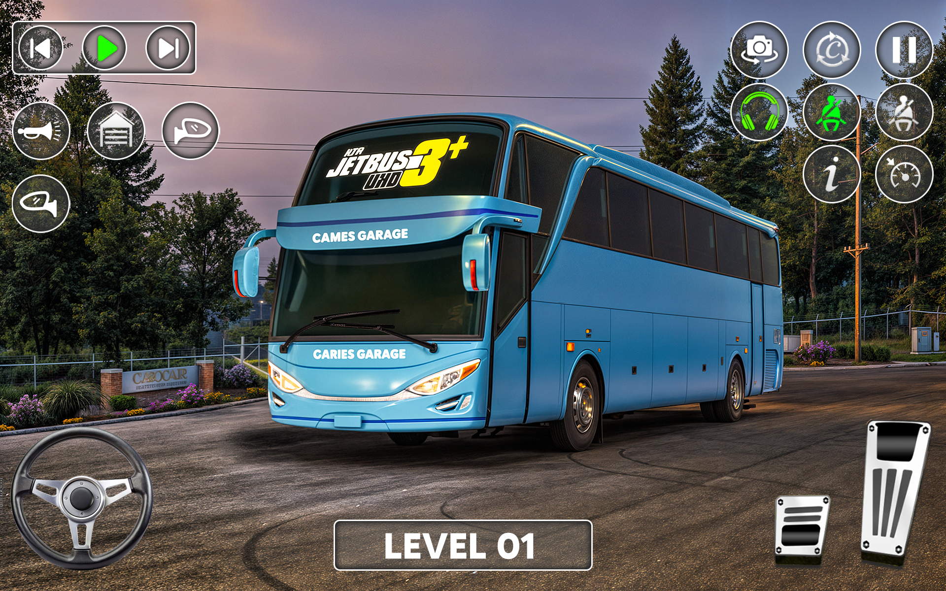اسکرین شات 1 بازی Classic Bus Simulator Games 3D