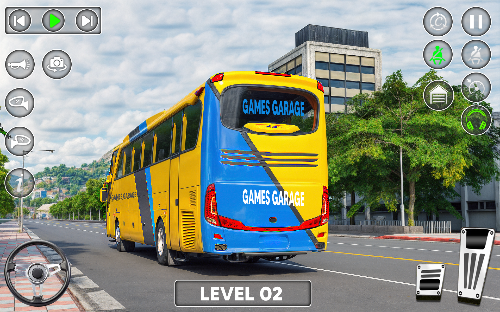 اسکرین شات 6 بازی Classic Bus Simulator Games 3D