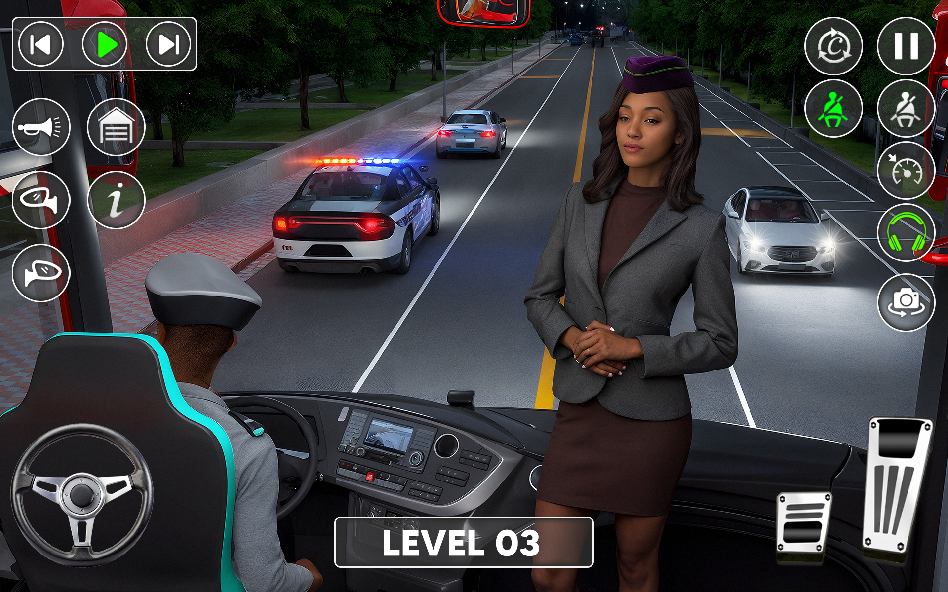 اسکرین شات 4 بازی Classic Bus Simulator Games 3D