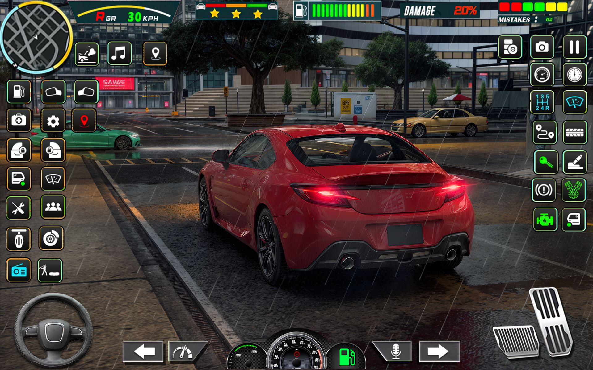 اسکرین شات 2 بازی US Car Driving School-Car game