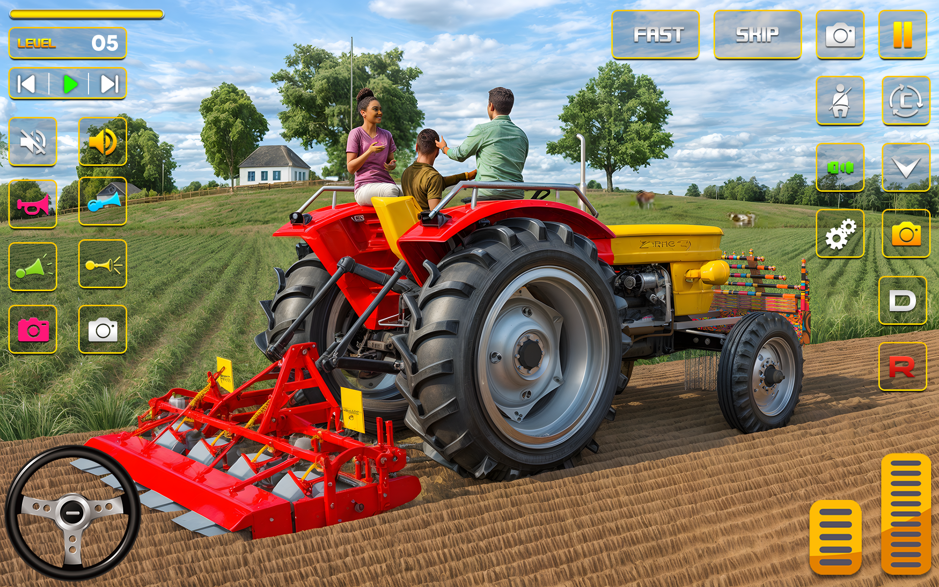 اسکرین شات 2 بازی Farming Tractor Game Simulator