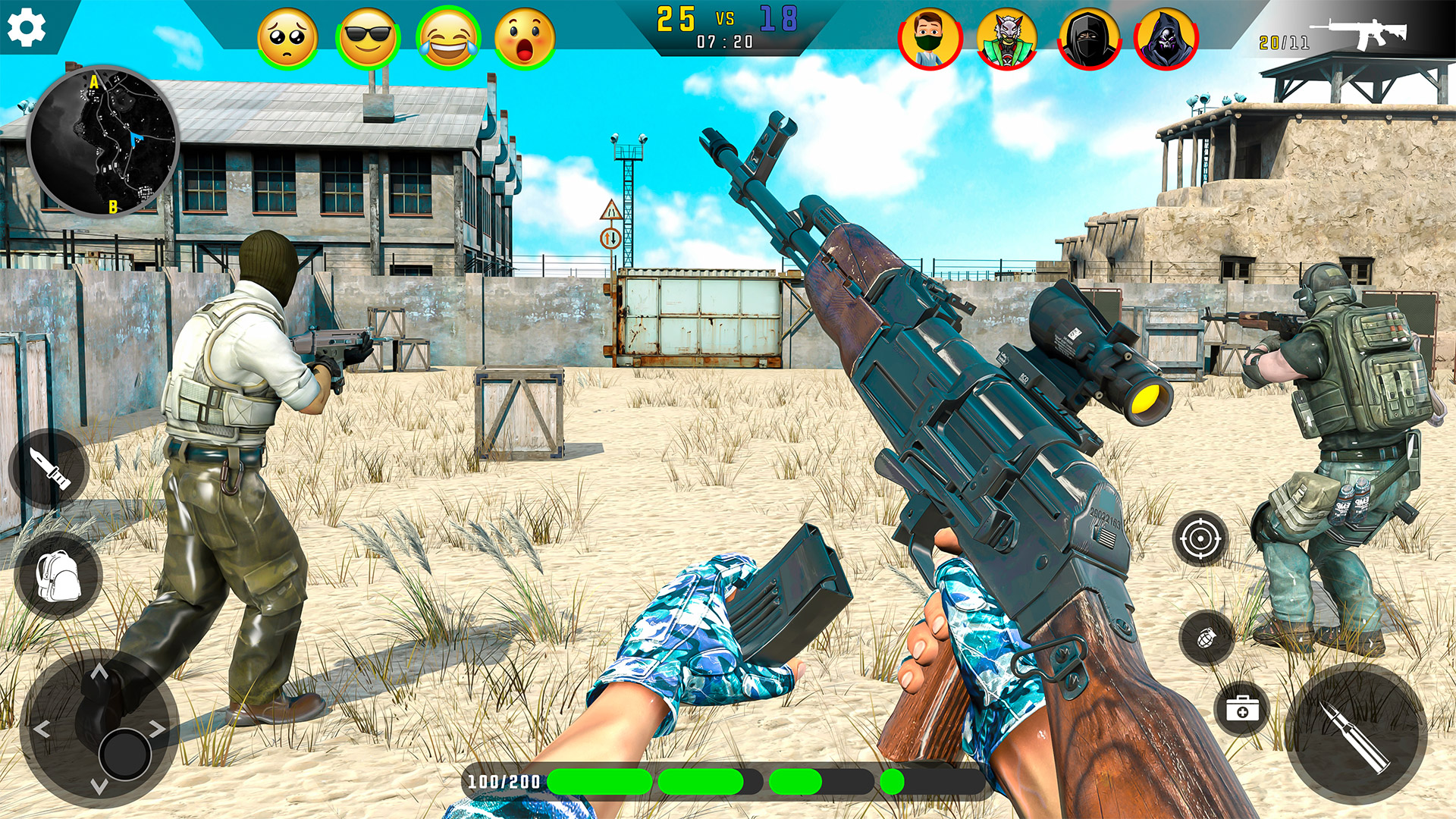 اسکرین شات 2 بازی Real Gun Games Offline 3D