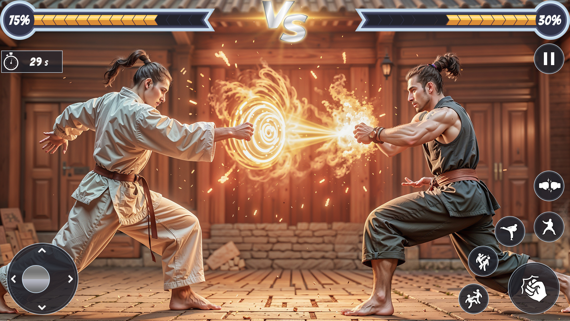 اسکرین شات 1 بازی Kung Fu Game - Fighting Games