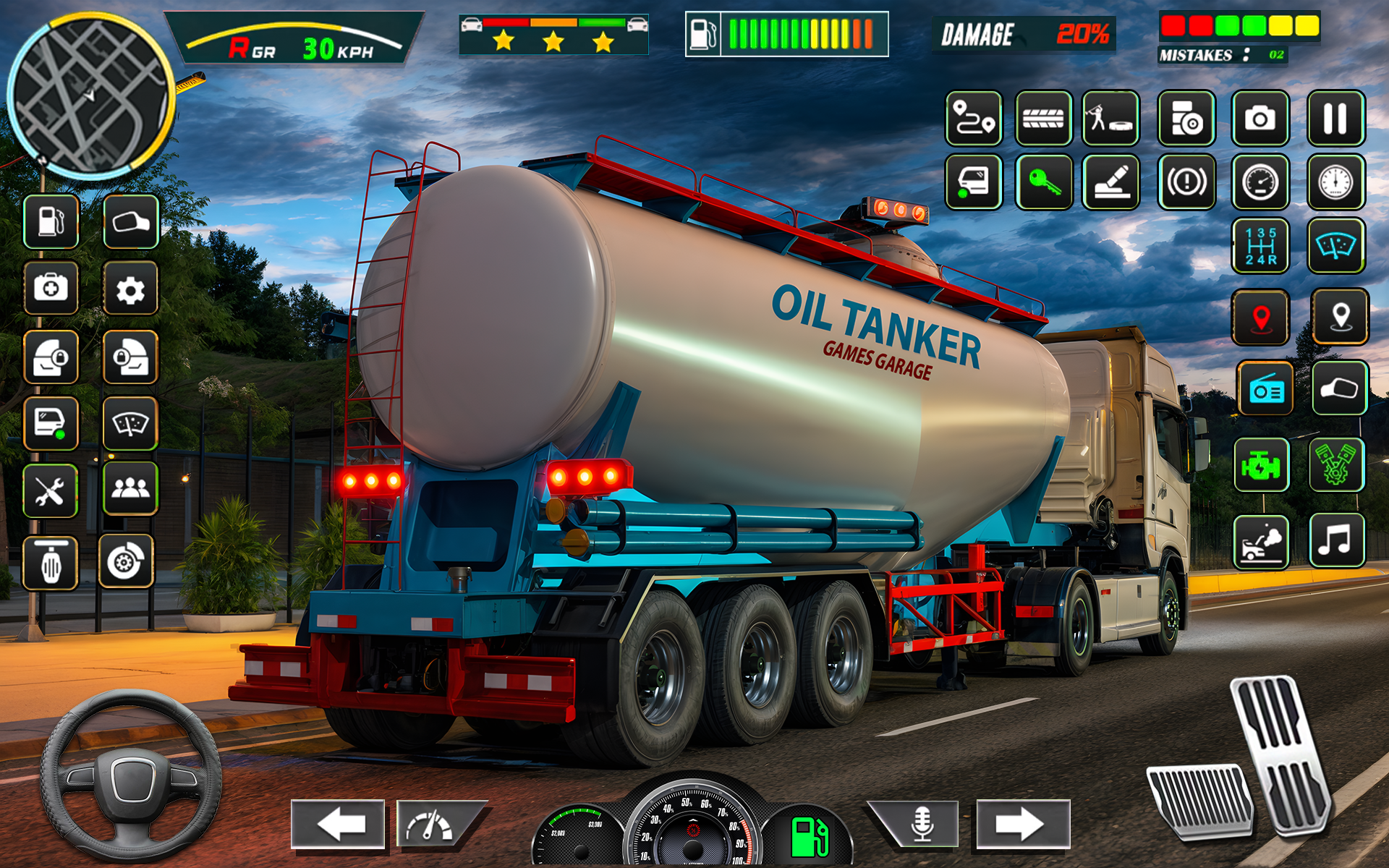 اسکرین شات 1 بازی US Oil Tanker Transporter Game