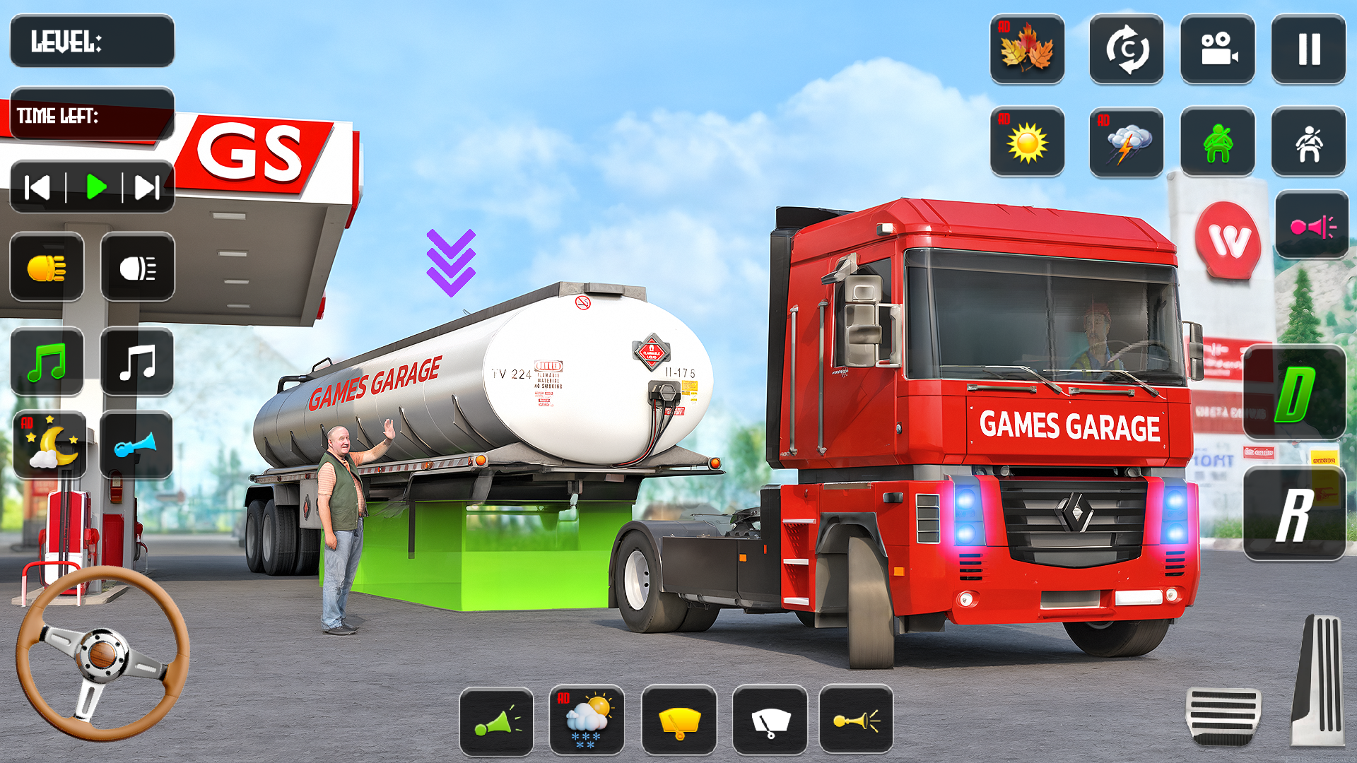 اسکرین شات 1 بازی US Oil Tanker Transporter Game