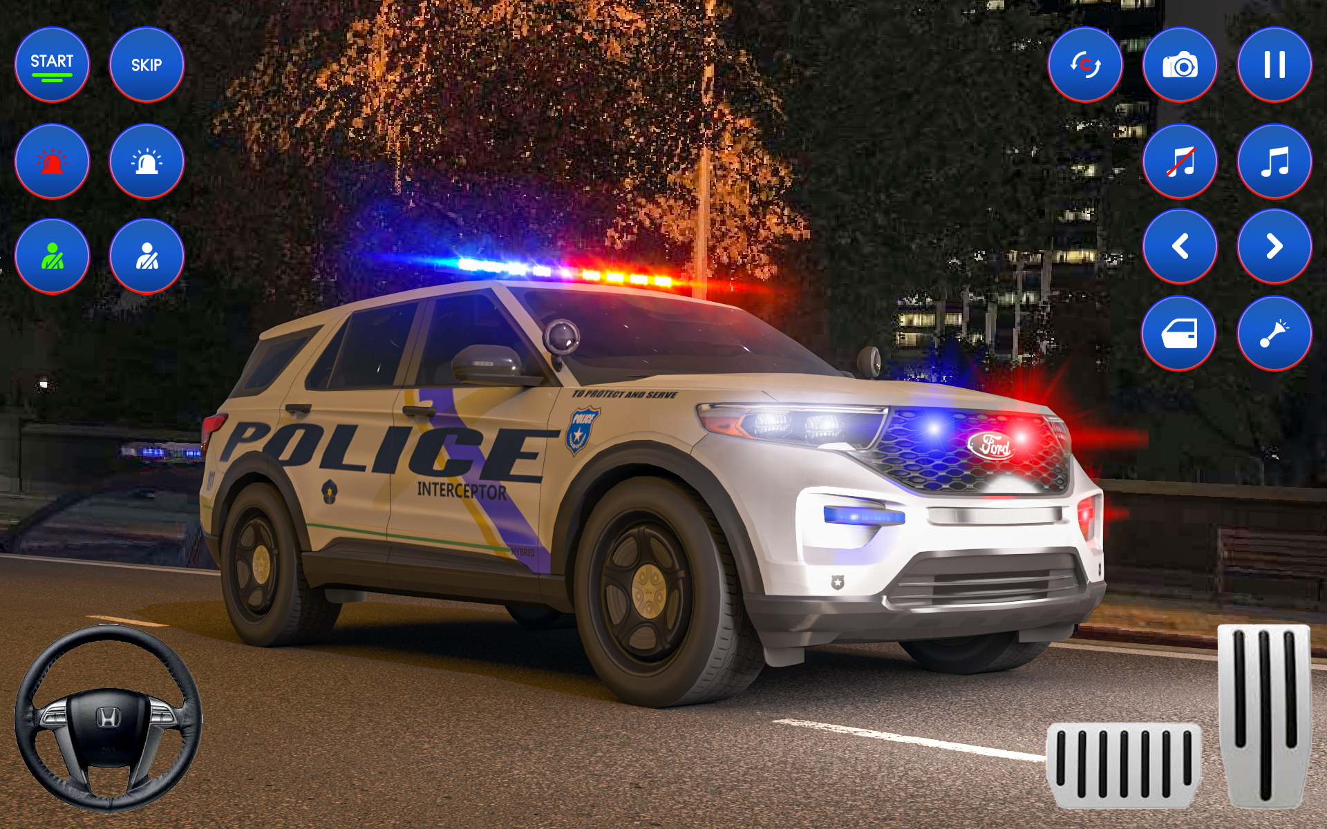 اسکرین شات 4 بازی US Cop Car Chase Game 3d