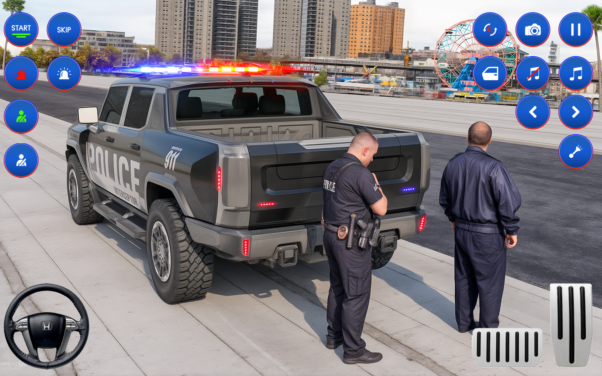 اسکرین شات 1 بازی US Cop Car Chase Game 3d