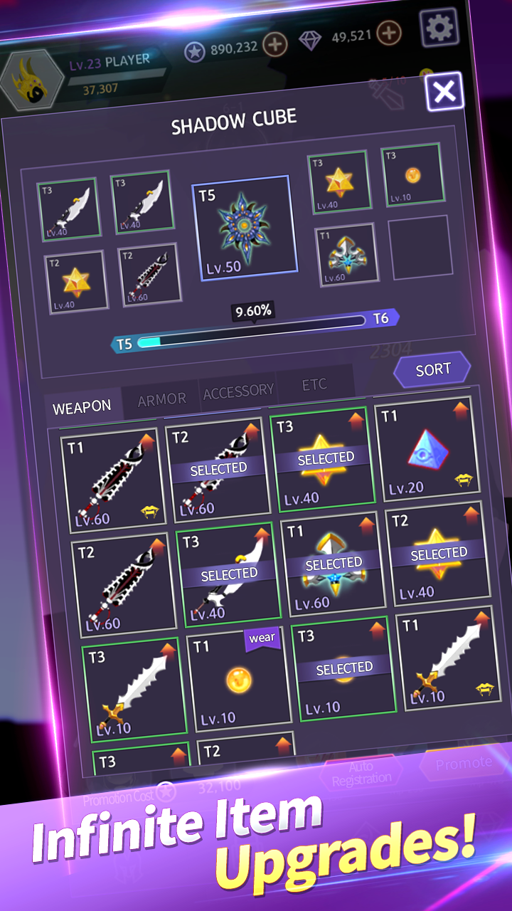 اسکرین شات 6 بازی Shadow Hero - Idle Fighter