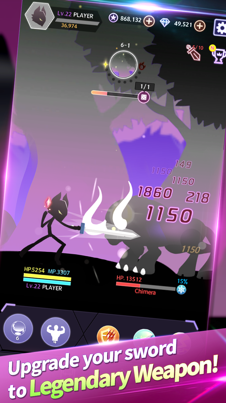 اسکرین شات 2 بازی Shadow Hero - Idle Fighter