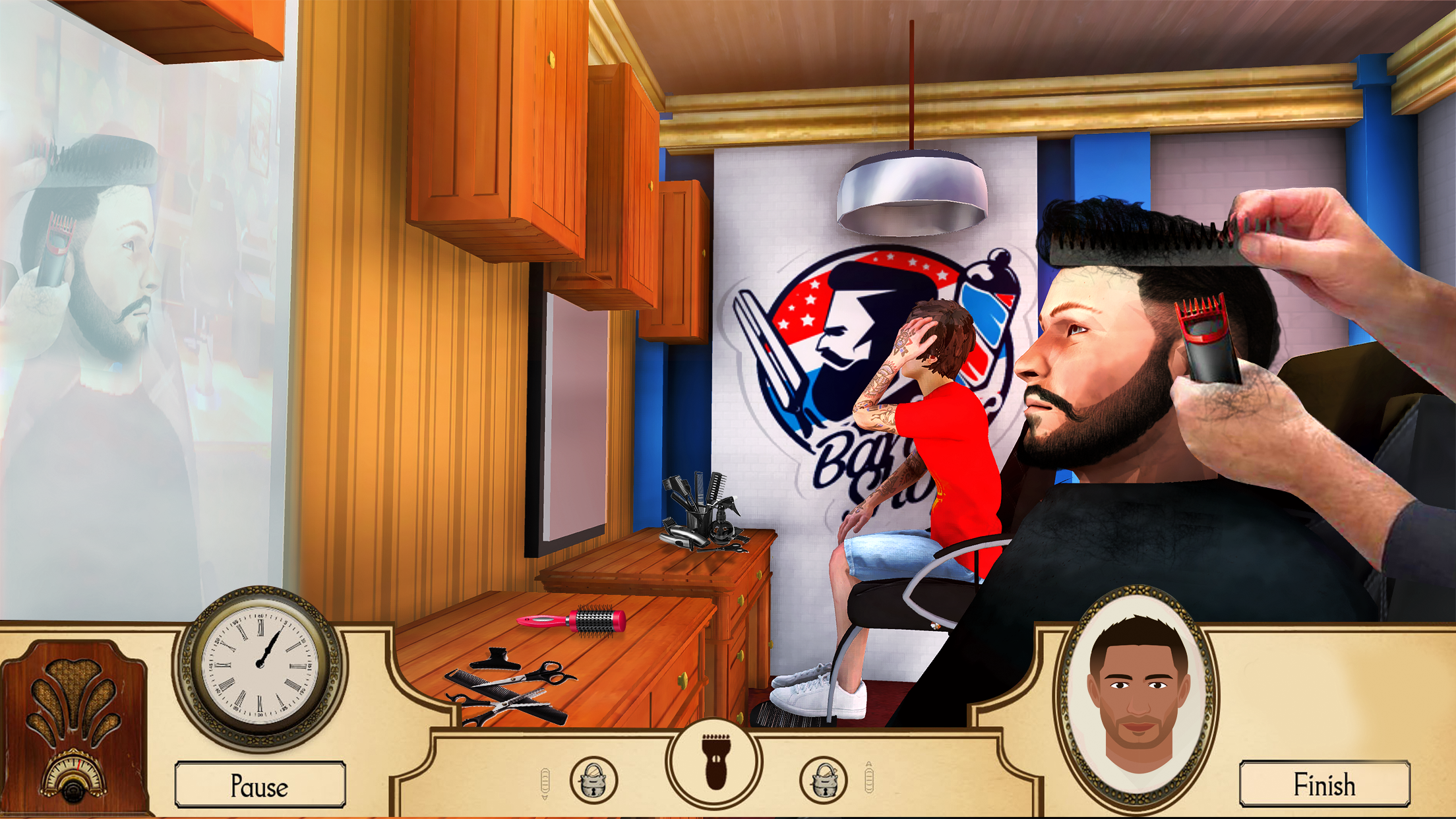 اسکرین شات 3 بازی Barber Shop Hair Salon Game