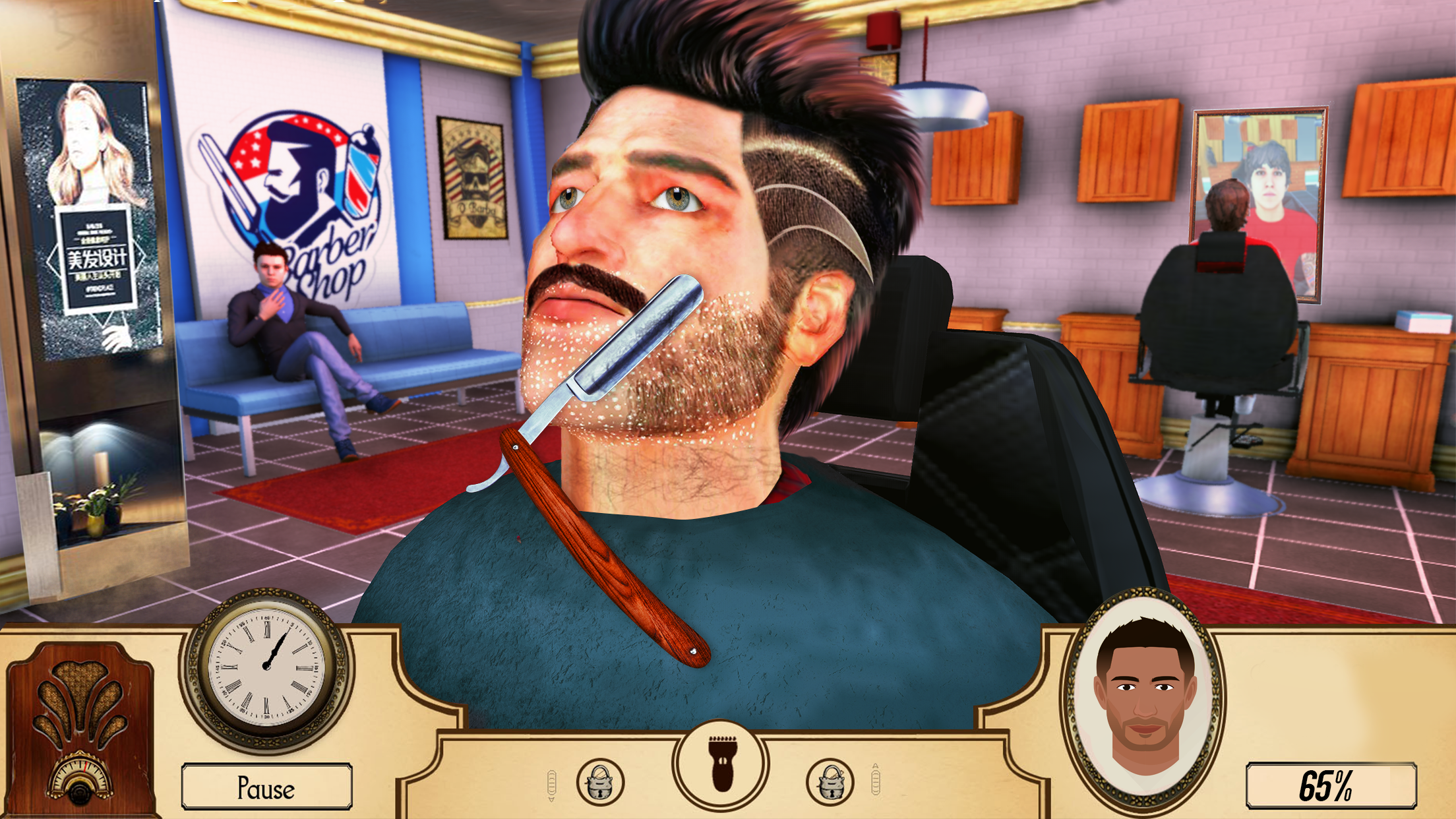 اسکرین شات 2 بازی Barber Shop Hair Salon Game