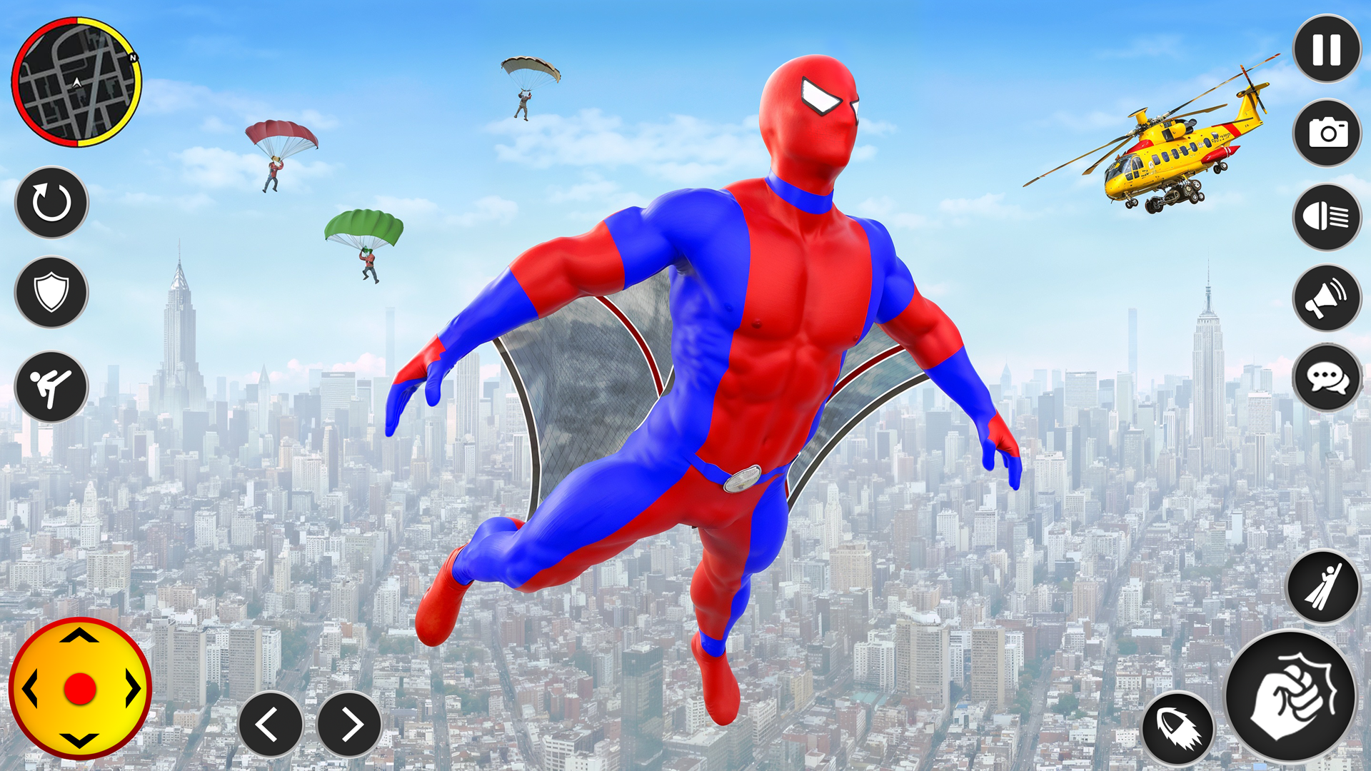 اسکرین شات 3 بازی Spider Rope Hero Spider Games
