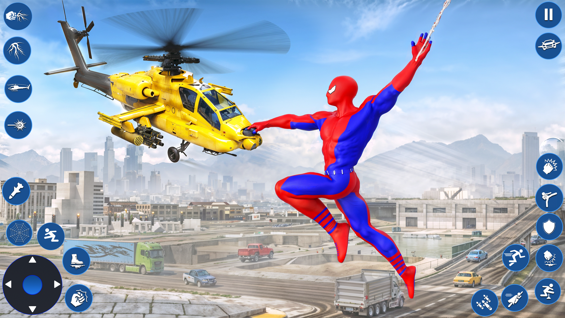 اسکرین شات 6 برنامه Spider Rope Hero: Spider Games