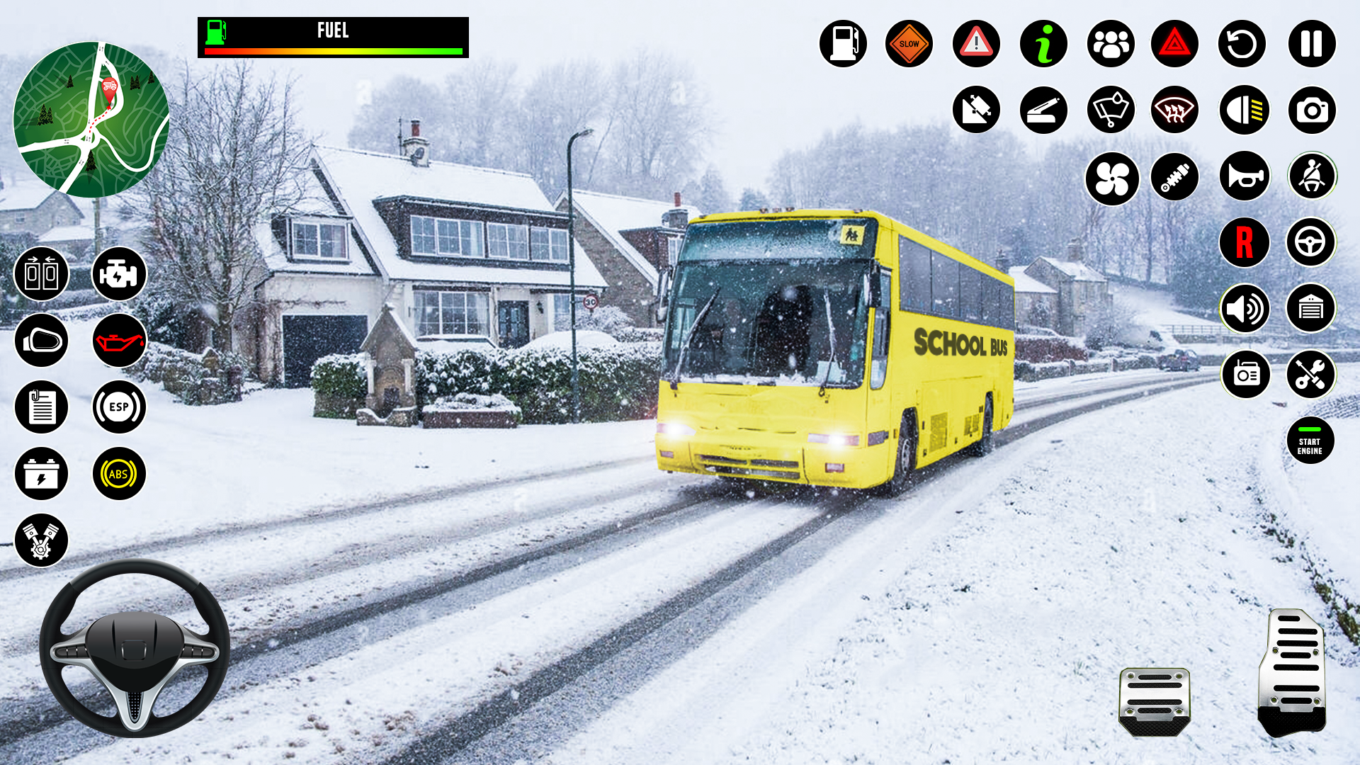 اسکرین شات 5 بازی School Bus Simulator 3D Game