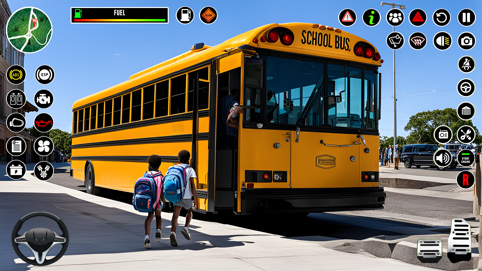 اسکرین شات 1 بازی School Bus Simulator 3D Game