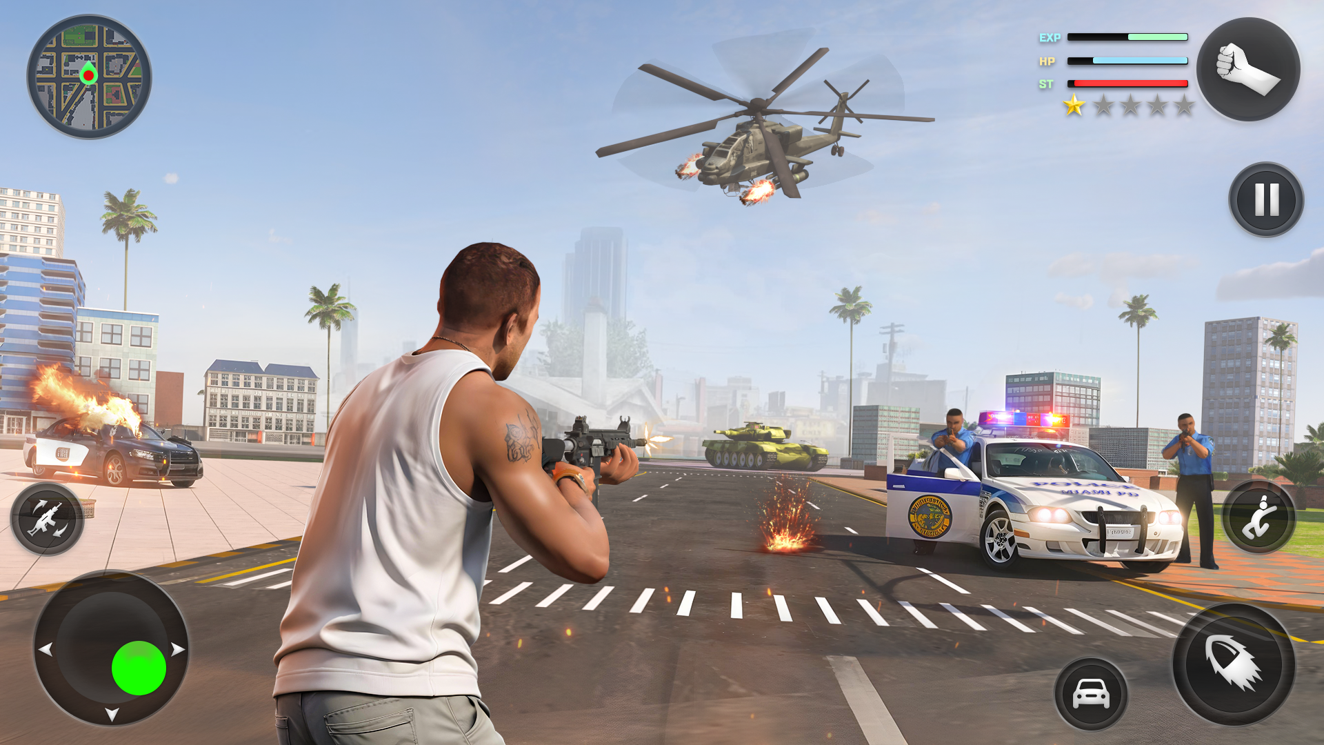 اسکرین شات 4 بازی Grand City Thug Crime Games