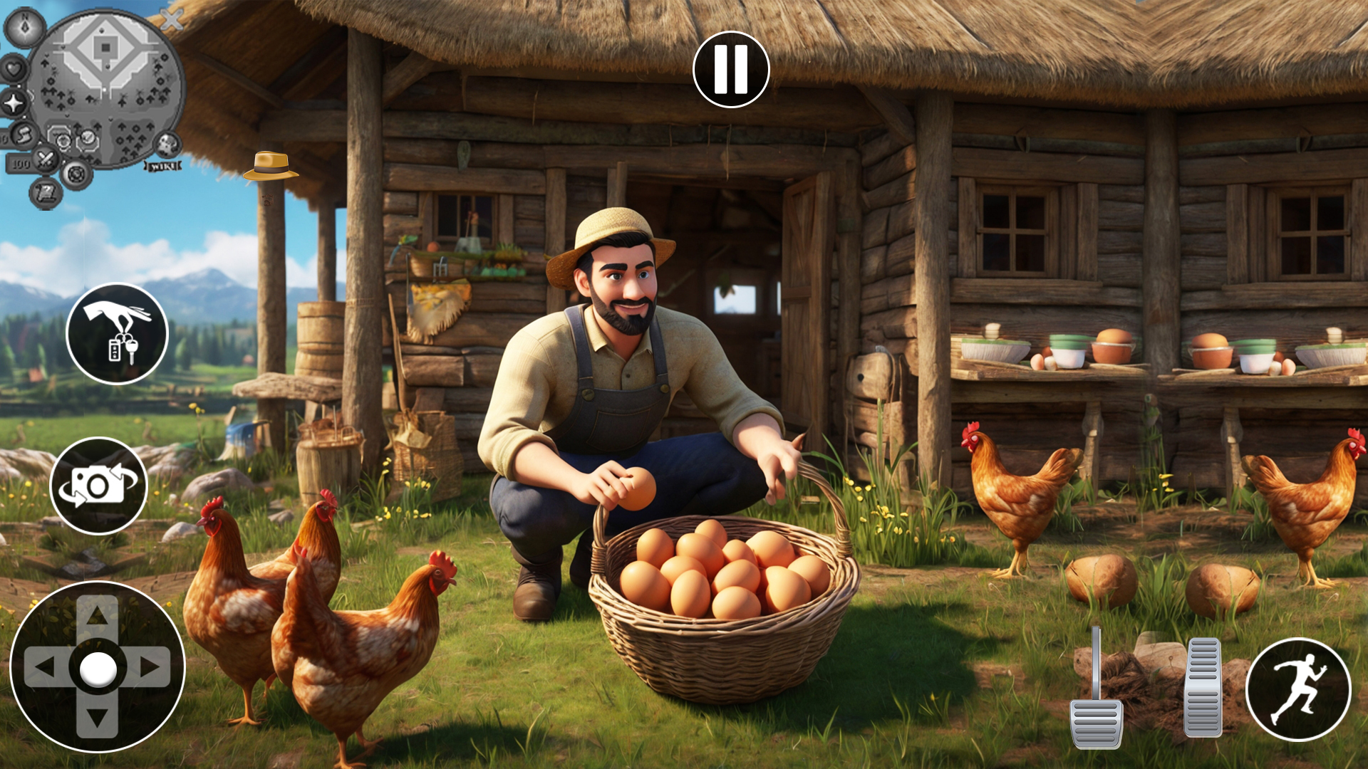 اسکرین شات 2 بازی Chicken Farming Egg Farm Game