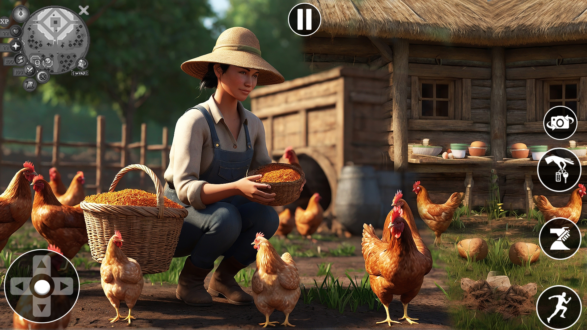 اسکرین شات 3 بازی Chicken Farming Egg Farm Game