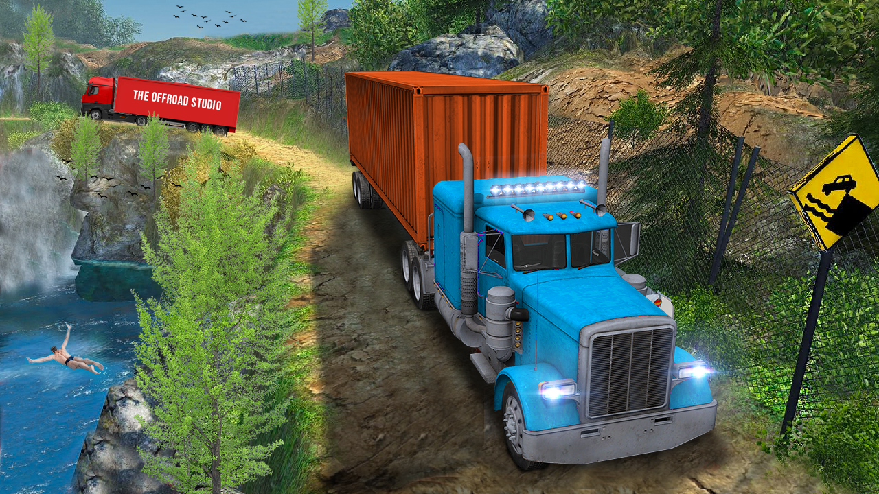 اسکرین شات 3 بازی Euro Cargo Truck Driver Sim 3D
