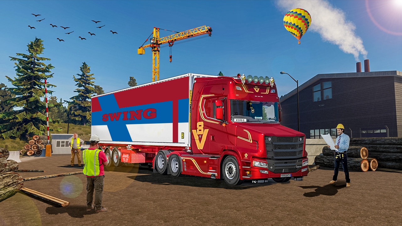 اسکرین شات 4 بازی Euro Cargo Truck Driver Sim 3D