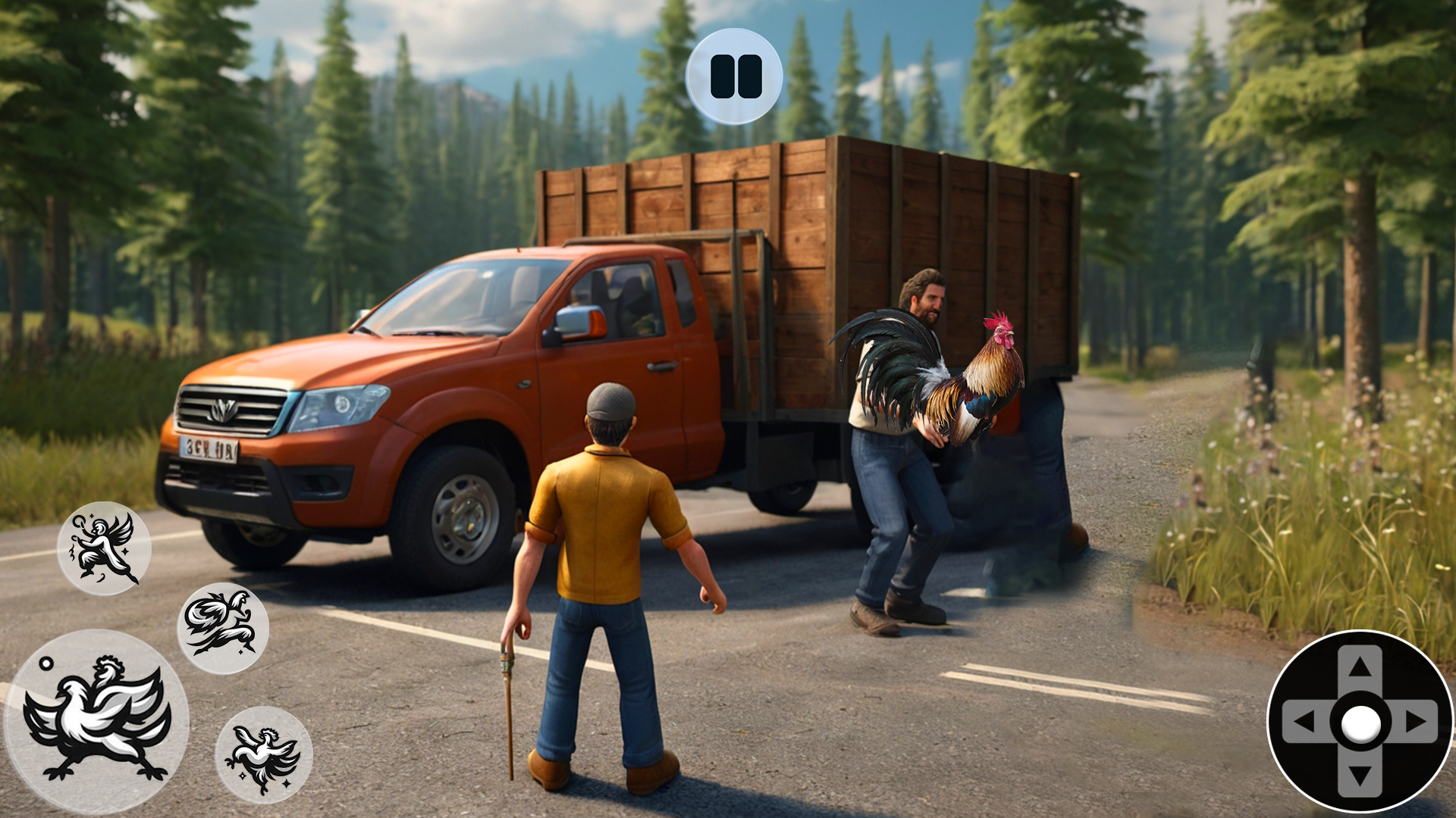 اسکرین شات 4 بازی Farm Rooster Fight Hen Games