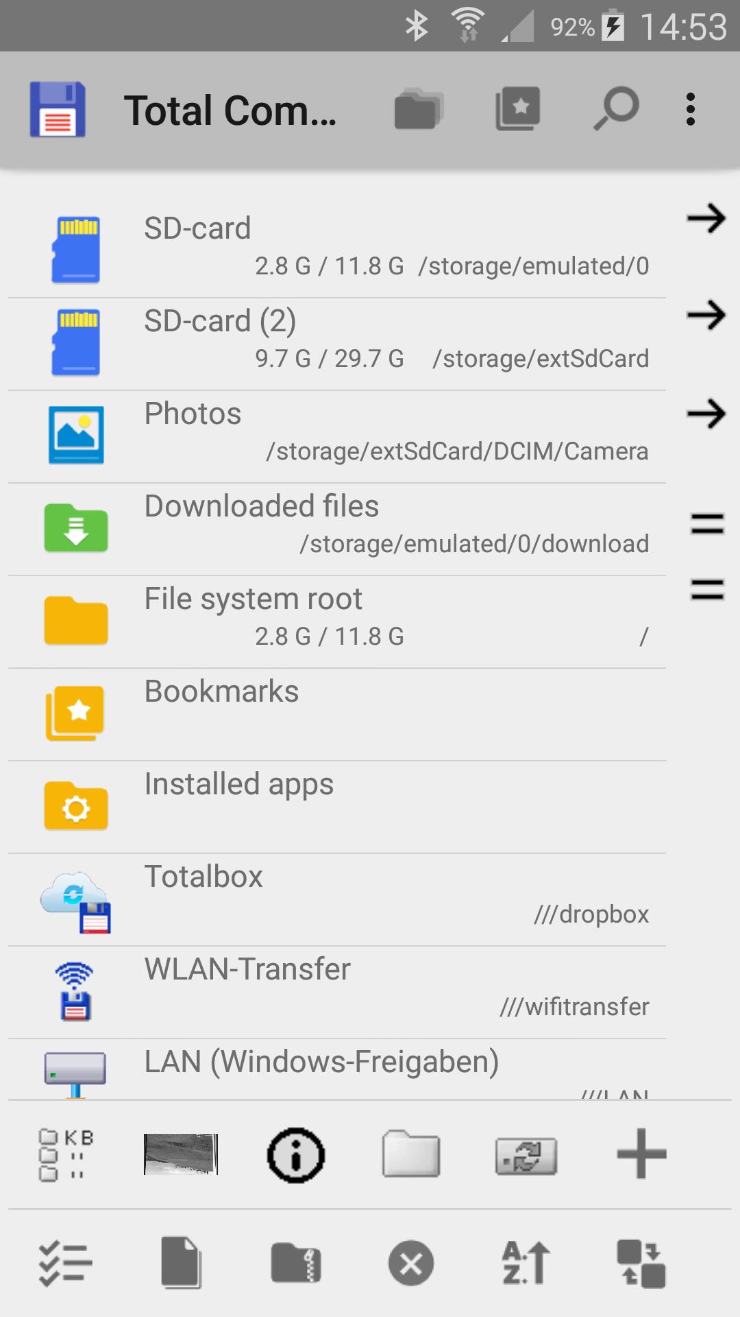 اسکرین شات 2 برنامه Total Commander - file manager