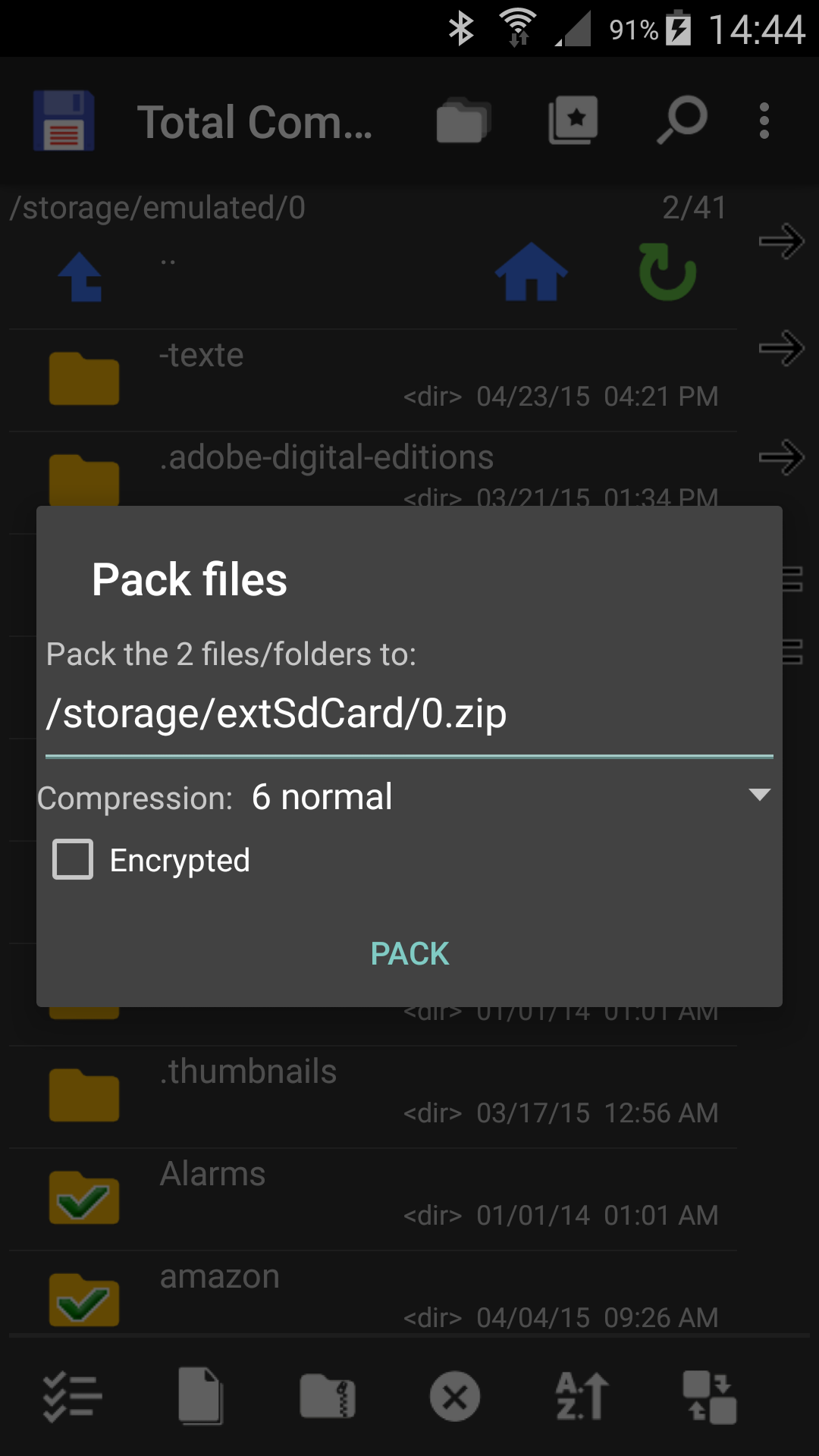 اسکرین شات 3 برنامه Total Commander - file manager