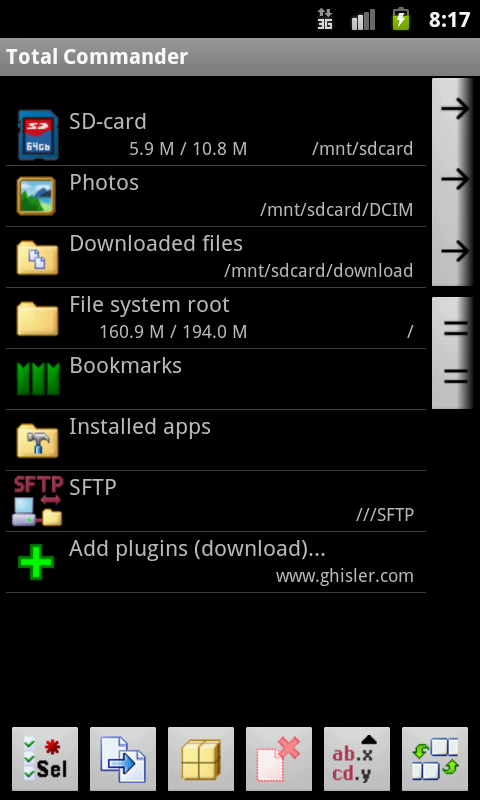 اسکرین شات 2 برنامه SFTPplugin for Total Commander