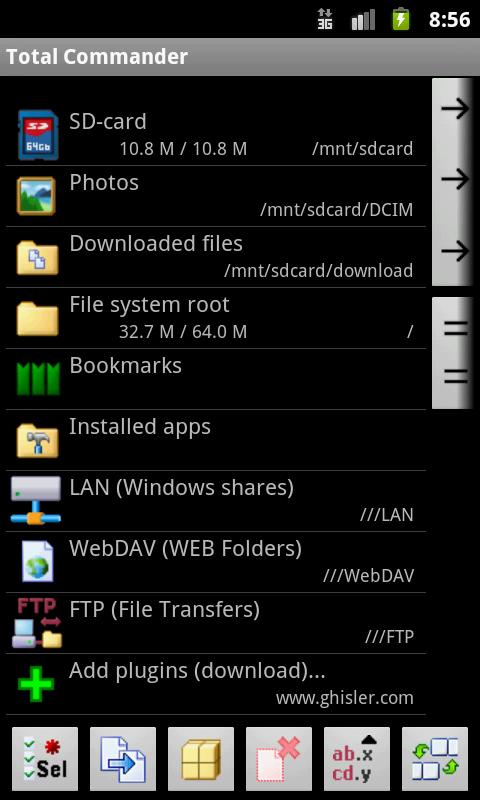 اسکرین شات 2 برنامه WebDAV plugin-Total Commander