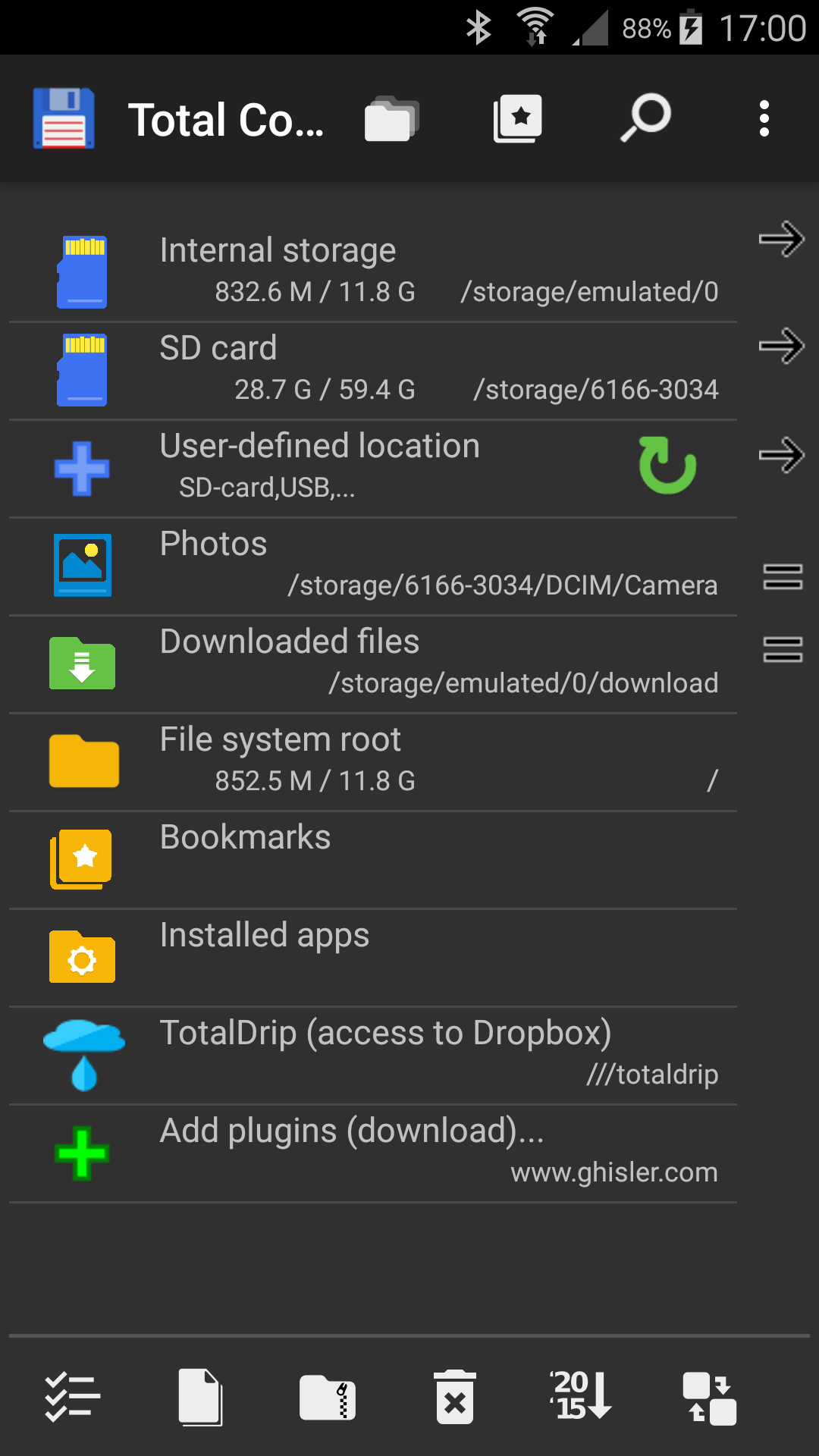 اسکرین شات 1 برنامه TotalDrip-Plugin for Totalcmd