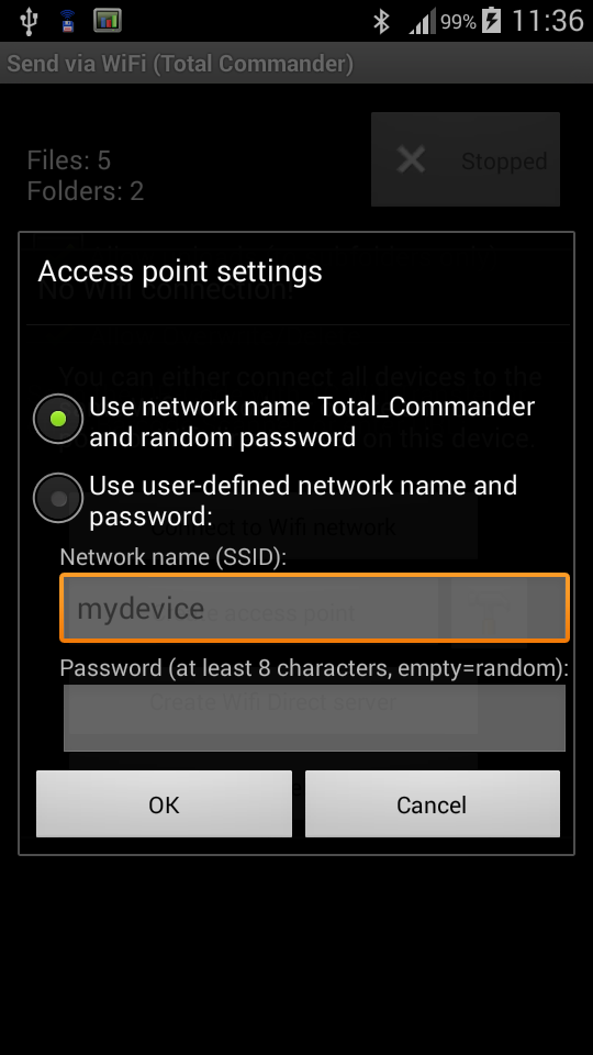 اسکرین شات 3 برنامه WiFi/WLAN Plugin for Totalcmd