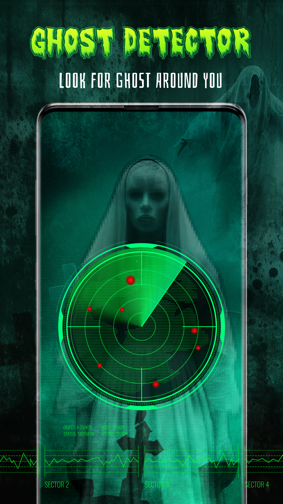 اسکرین شات 2 برنامه Ghost Detector - Ghost Radar