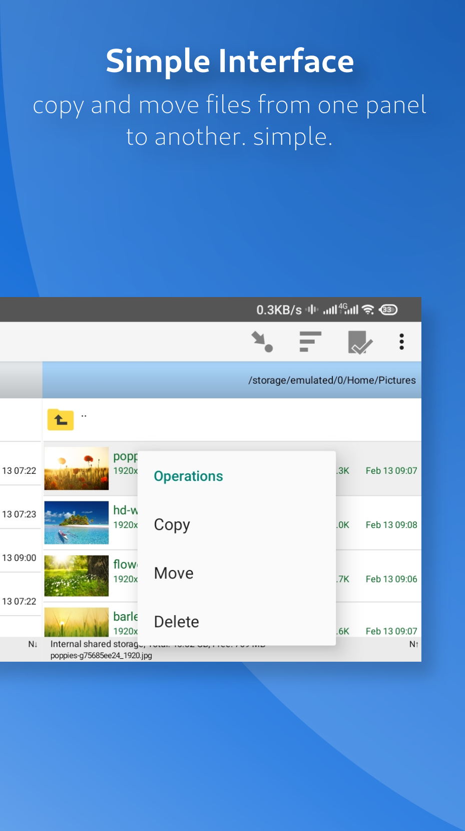 اسکرین شات 4 برنامه Ghost Commander File Manager