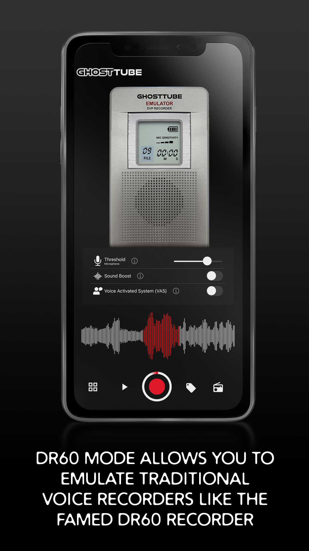 اسکرین شات 4 برنامه GhostTube EVP
