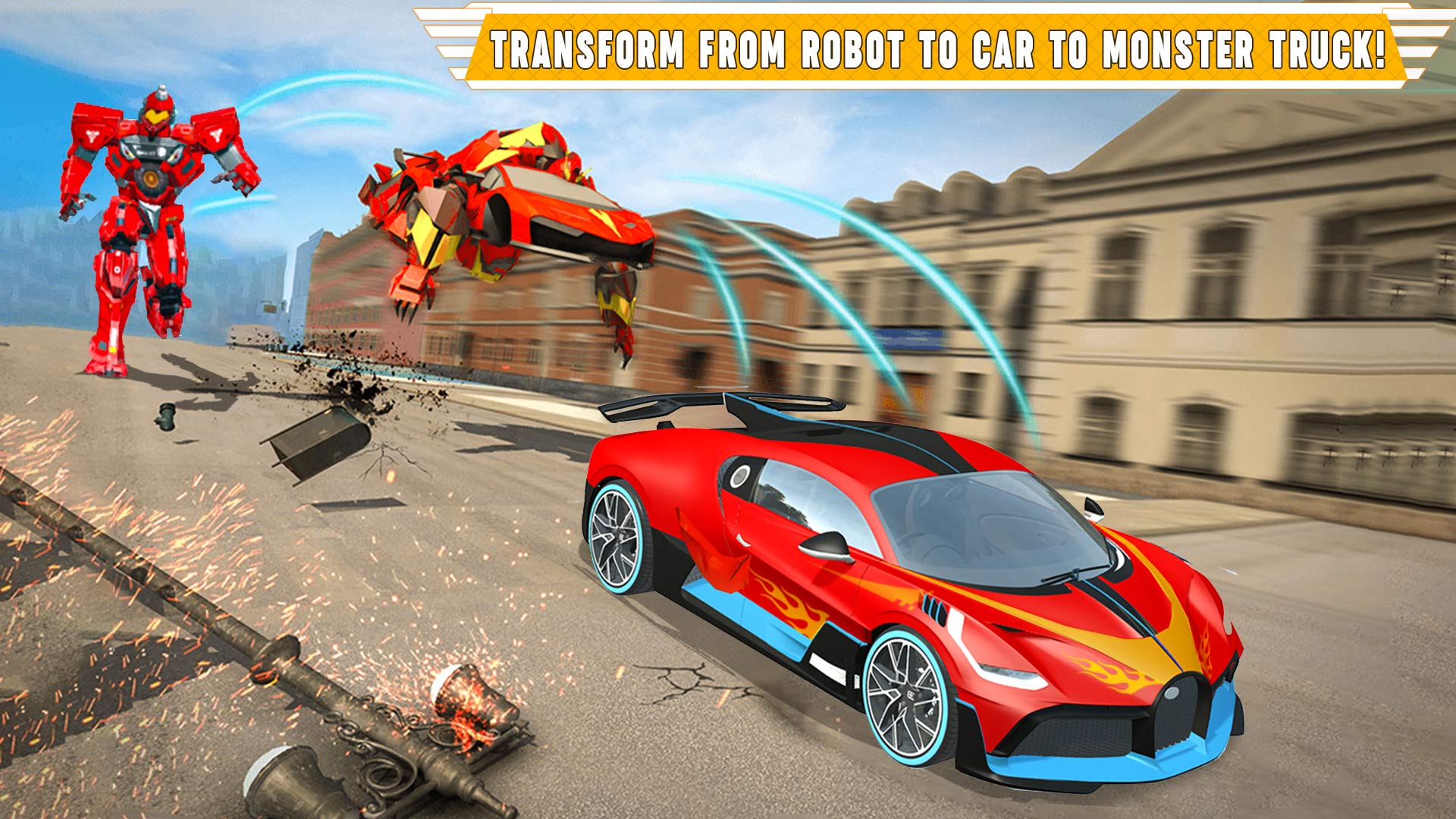 اسکرین شات 5 بازی Monster Truck Game Robot Game