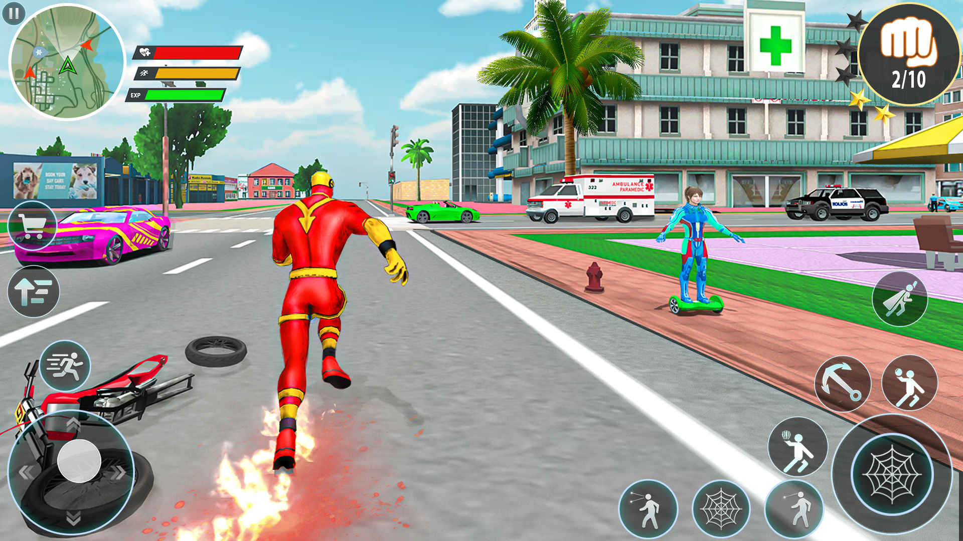 اسکرین شات 4 بازی Rope Hero Spider Rope Man 3D